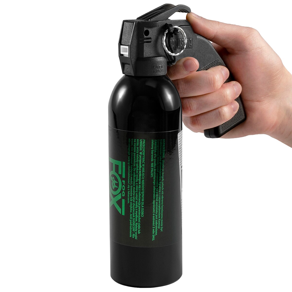 Spray cu piper împotriva animalelor Fox Labs Mean Green Flip-Top 340 ml - dispersie conică