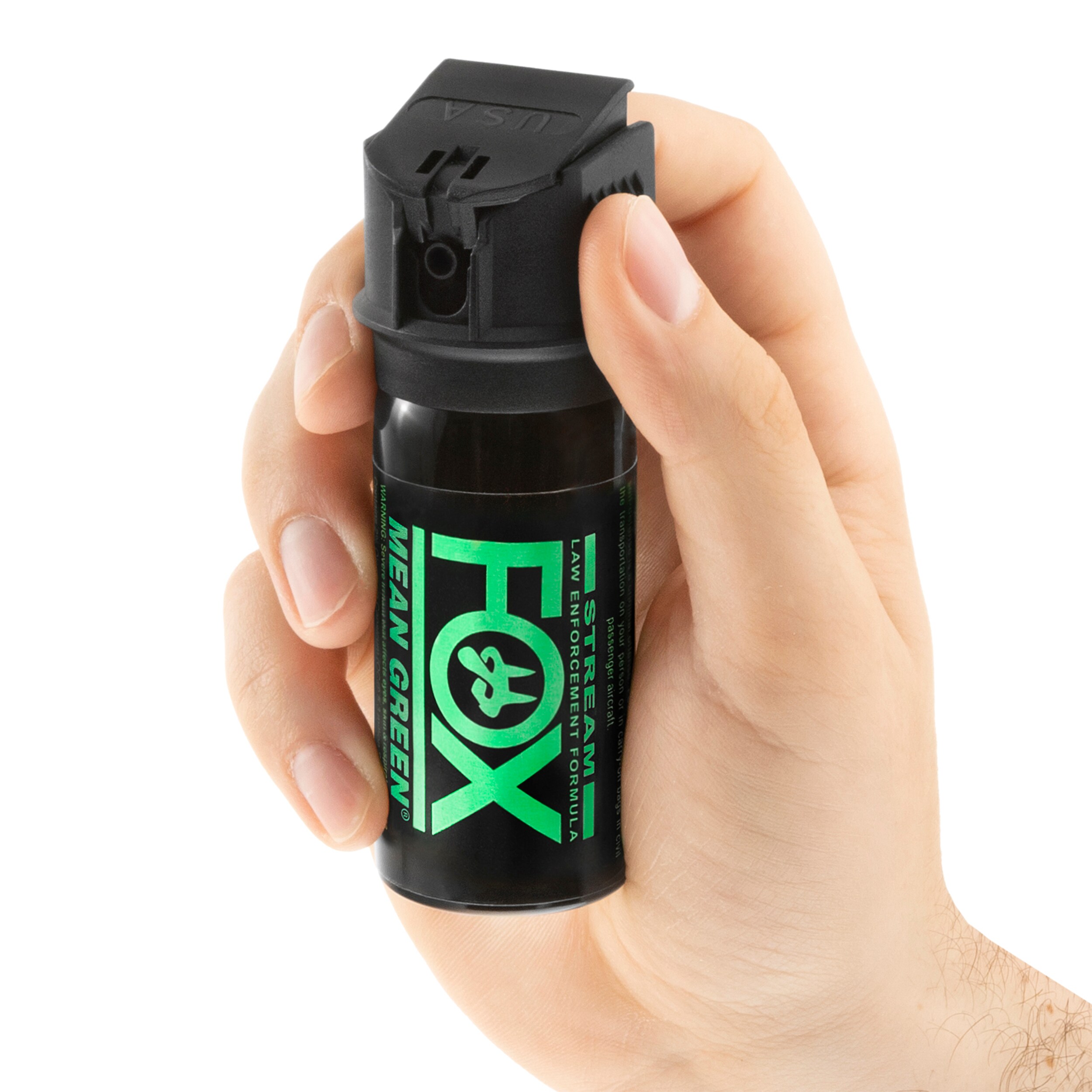 Spray cu piper împotriva animalelor Fox Labs Mean Green 43 ml - dispersie conică