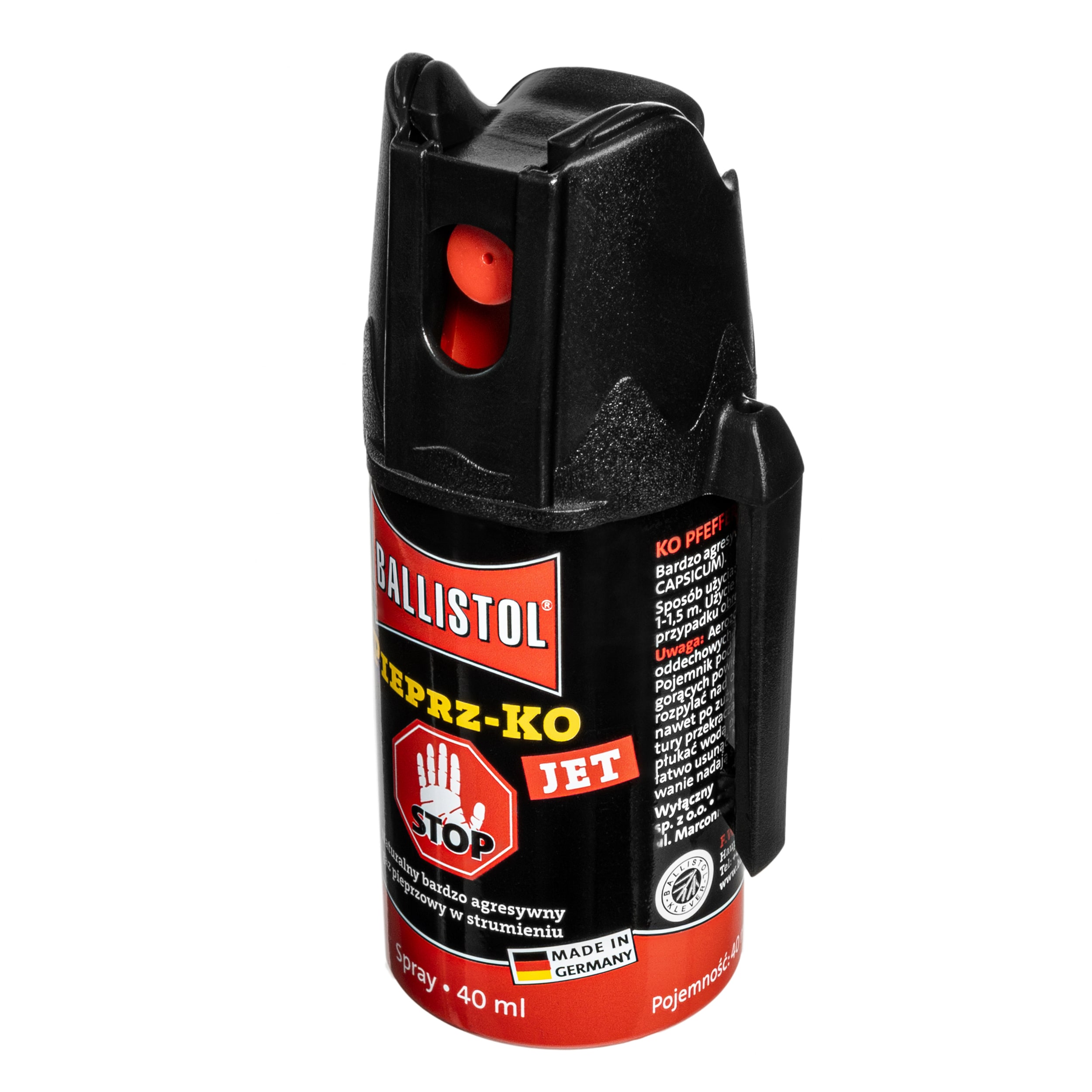 Spray cu piper împotriva animalelor Klever KO 40 ml - jet