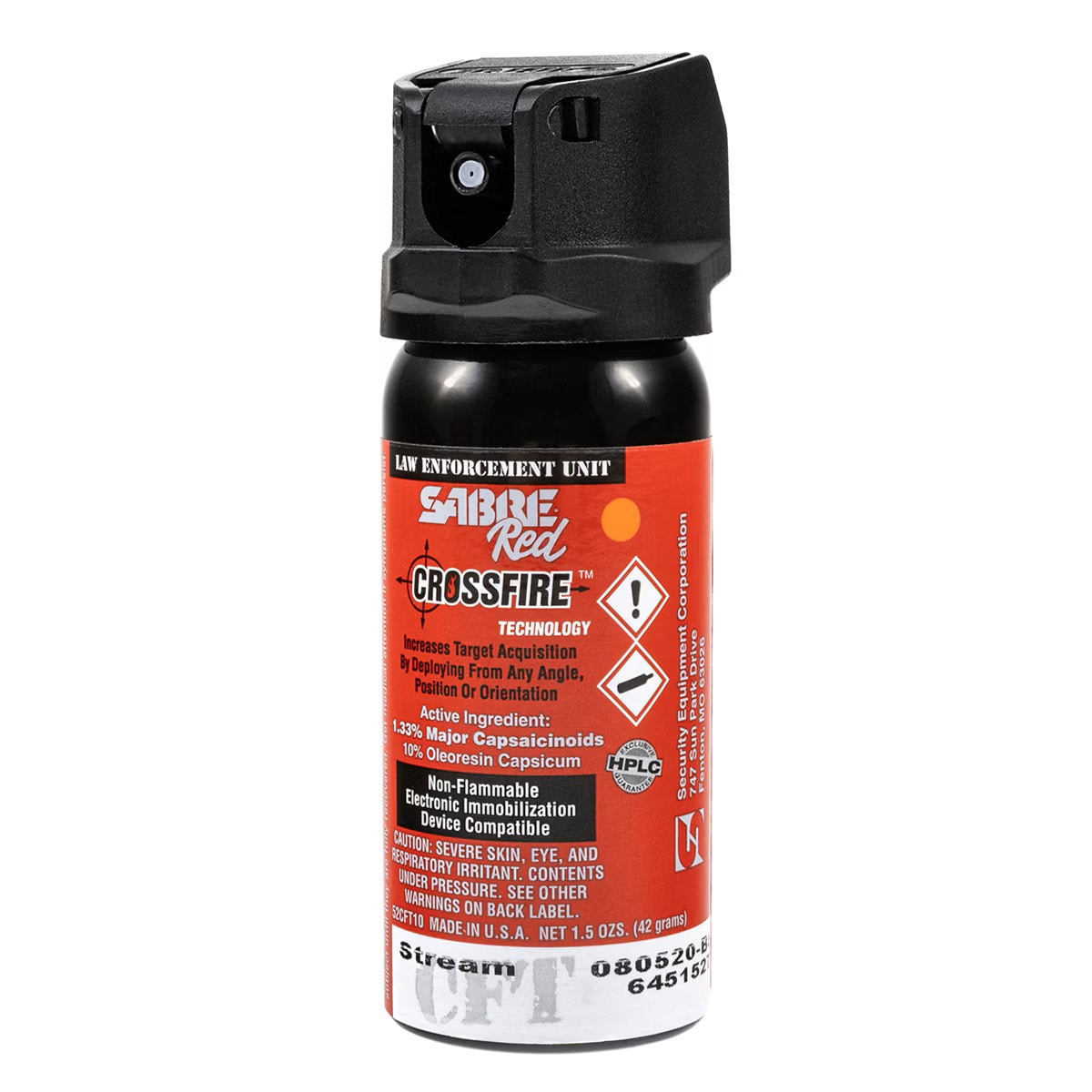 Spray cu piper împotriva animalelor Sabre Red Crossfire 47,9 ml - jet