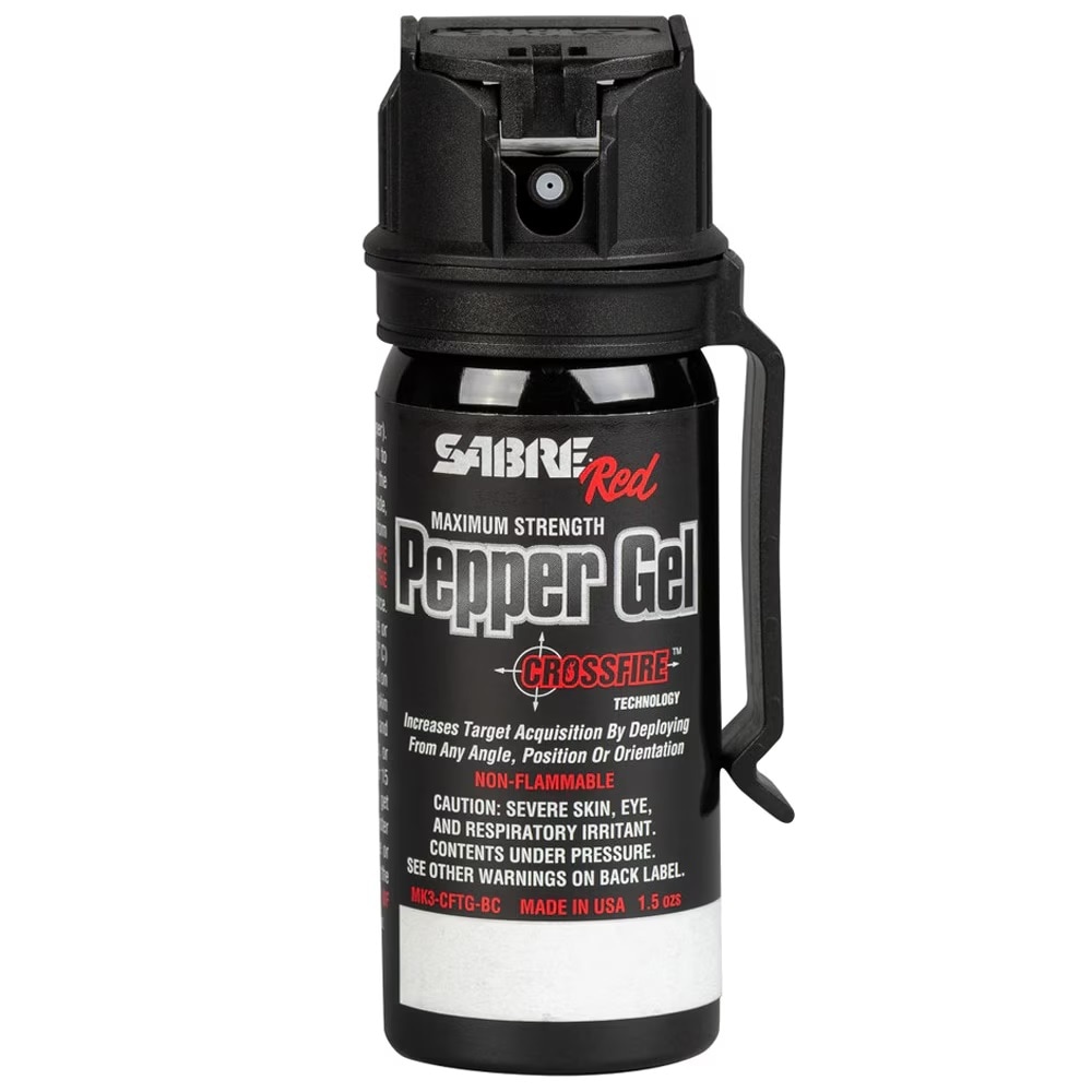 Spray cu piper împotriva animalelor Sabre Red MK3-CFTG-BC Crossfire 44,3 ml - gel