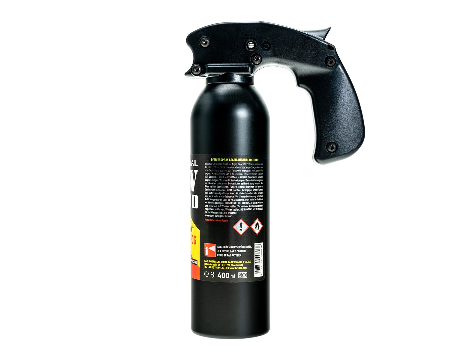 Spray cu piper împotriva animalelor TW 1000 Pepper Gigant Spray 400 ml - dispersie conică