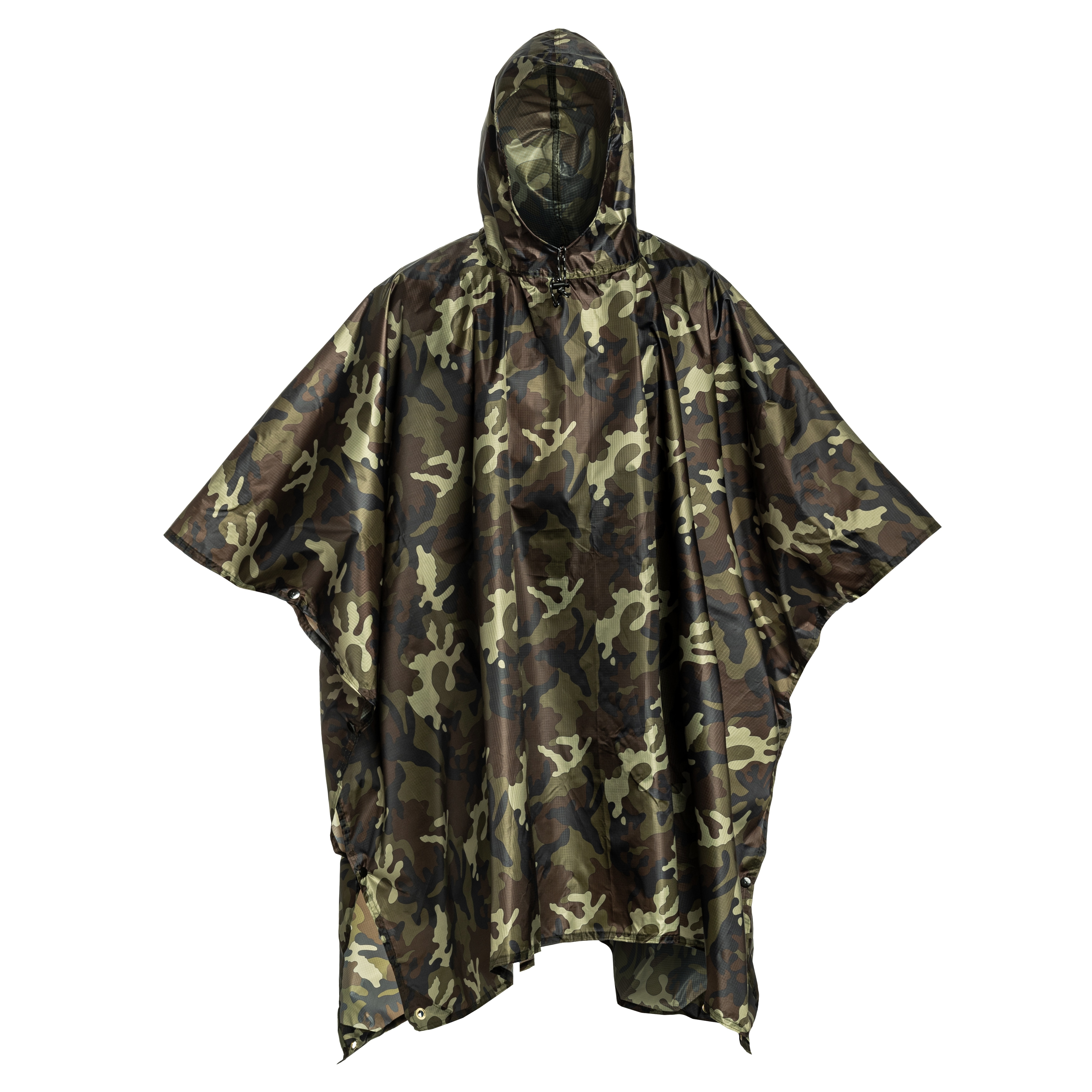 Poncho Badger Outdoor Rain Poncho Ripstop - Woodland
