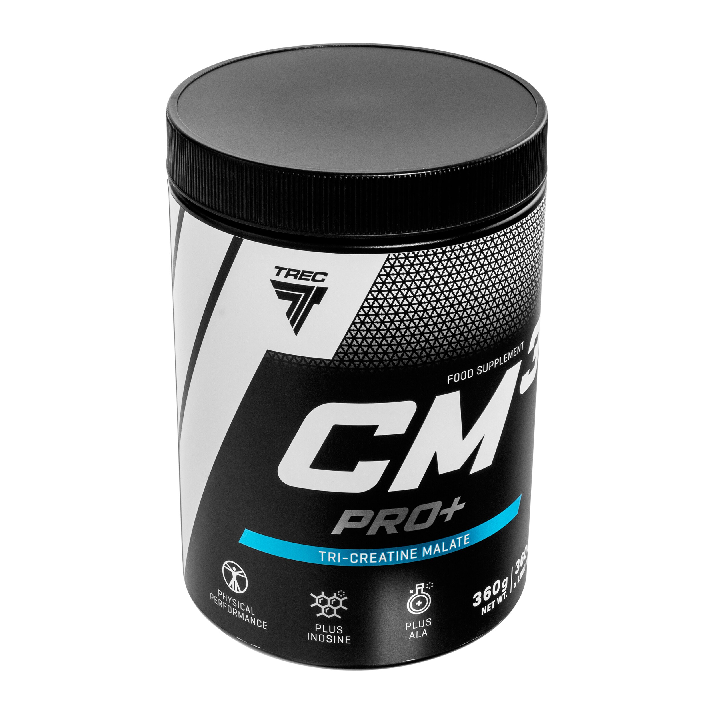 Tri Creatine Malate Trec CM3 Pro+ 360 capsule - supliment de dietă