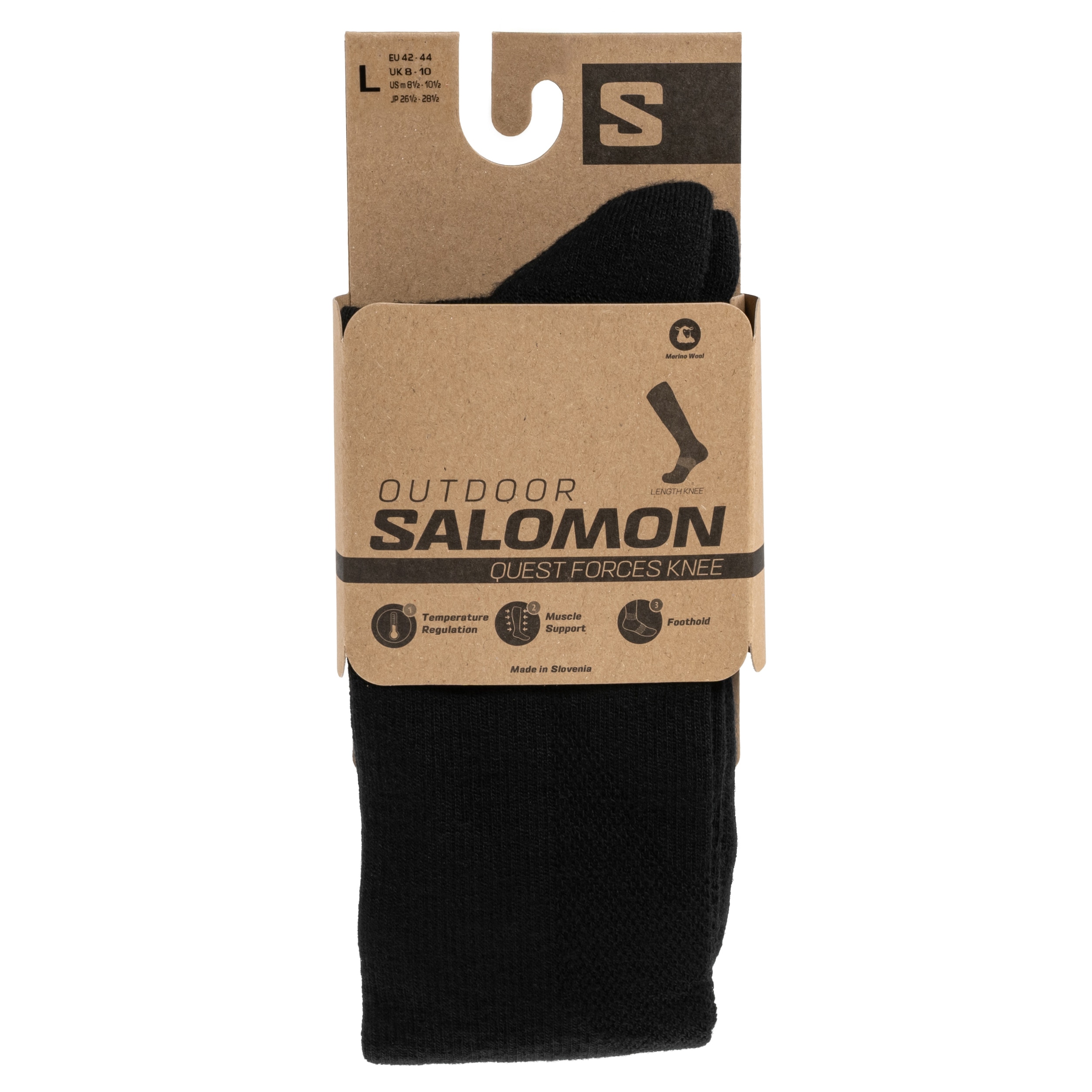 Șosete Salomon Quest Forces Knee - Black