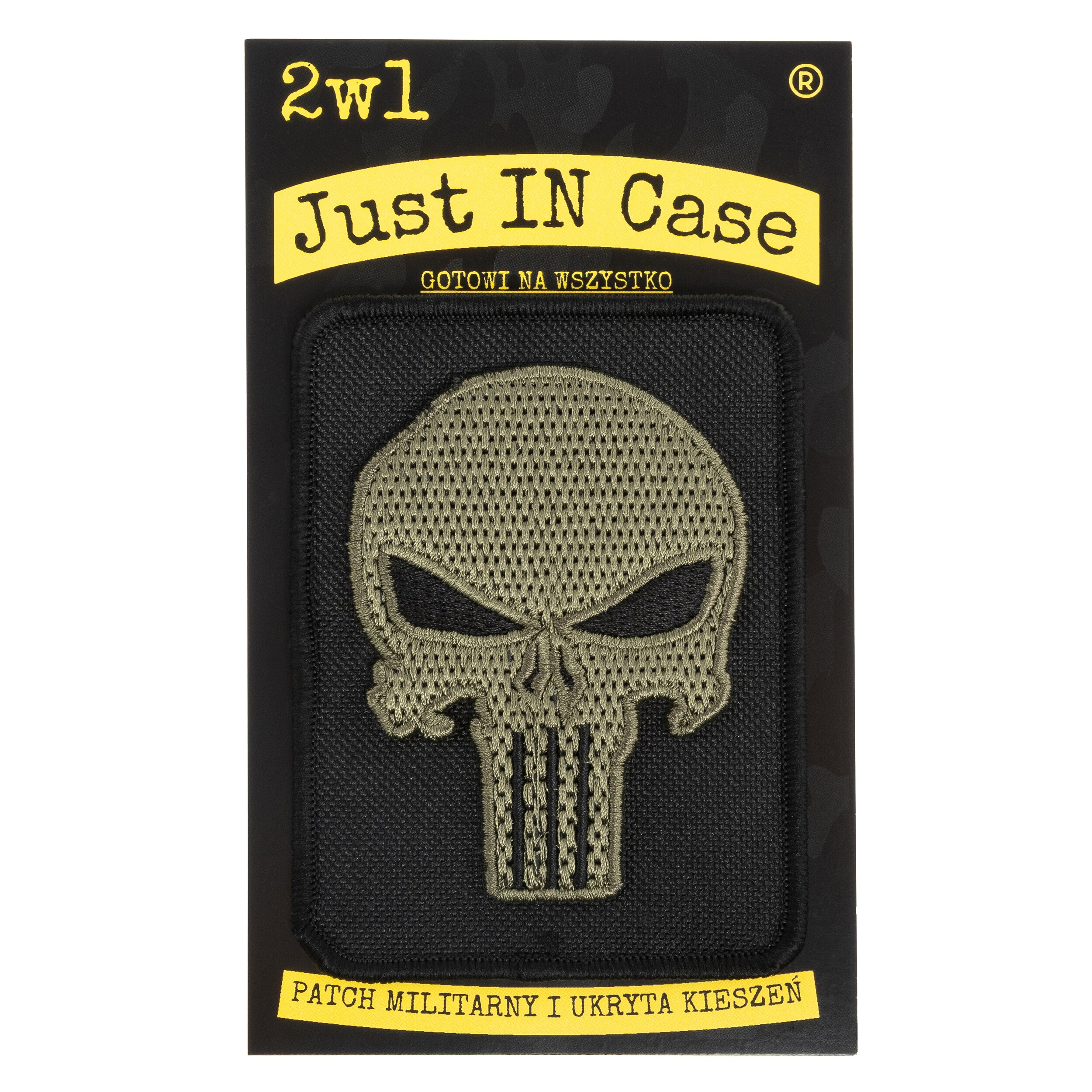 Patch Punisher 76 x 110 mm - Verde