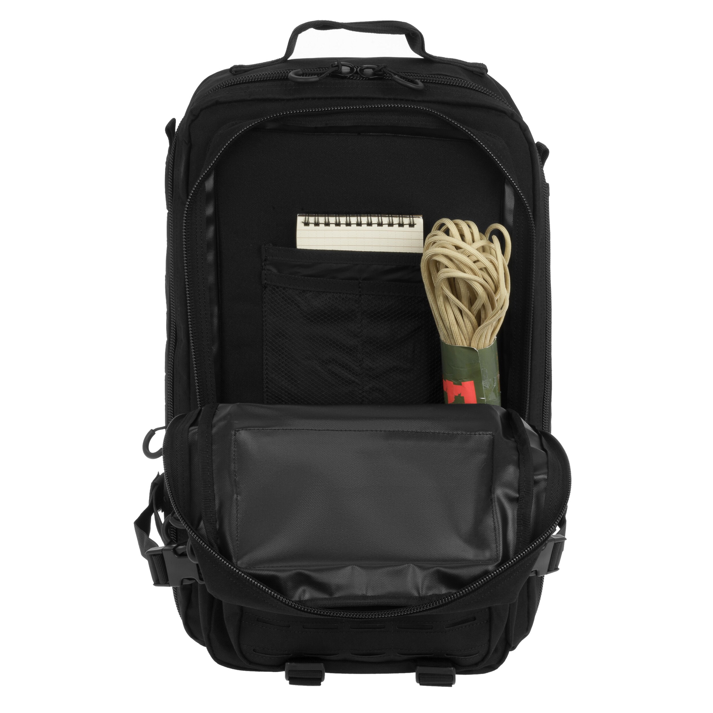 Rucsac Brytzky Tactical Polygon Large Laser Cut 36 l - Black