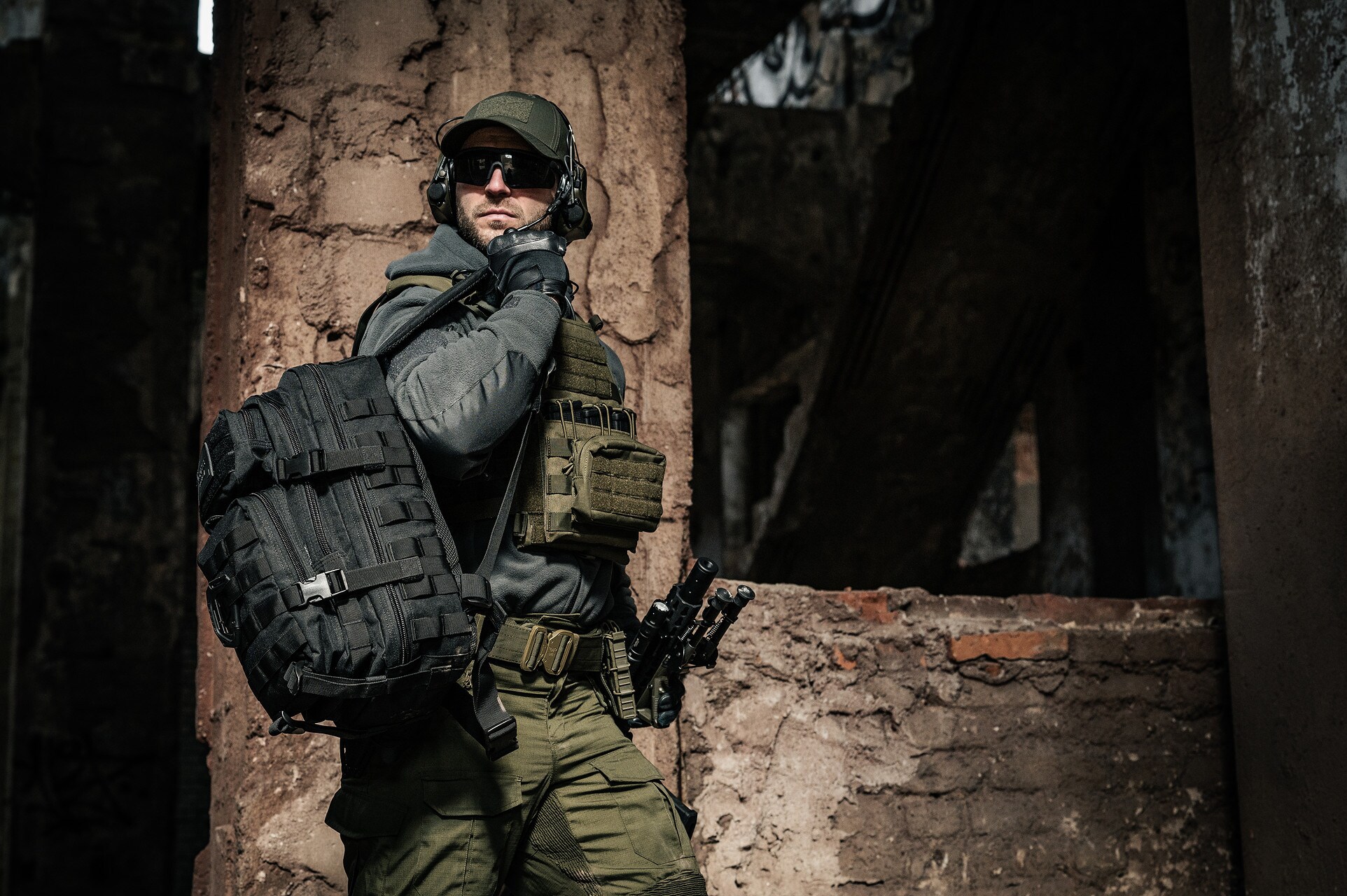 Rucsac Brytzky Tactical Polygon Small 20 l - Black