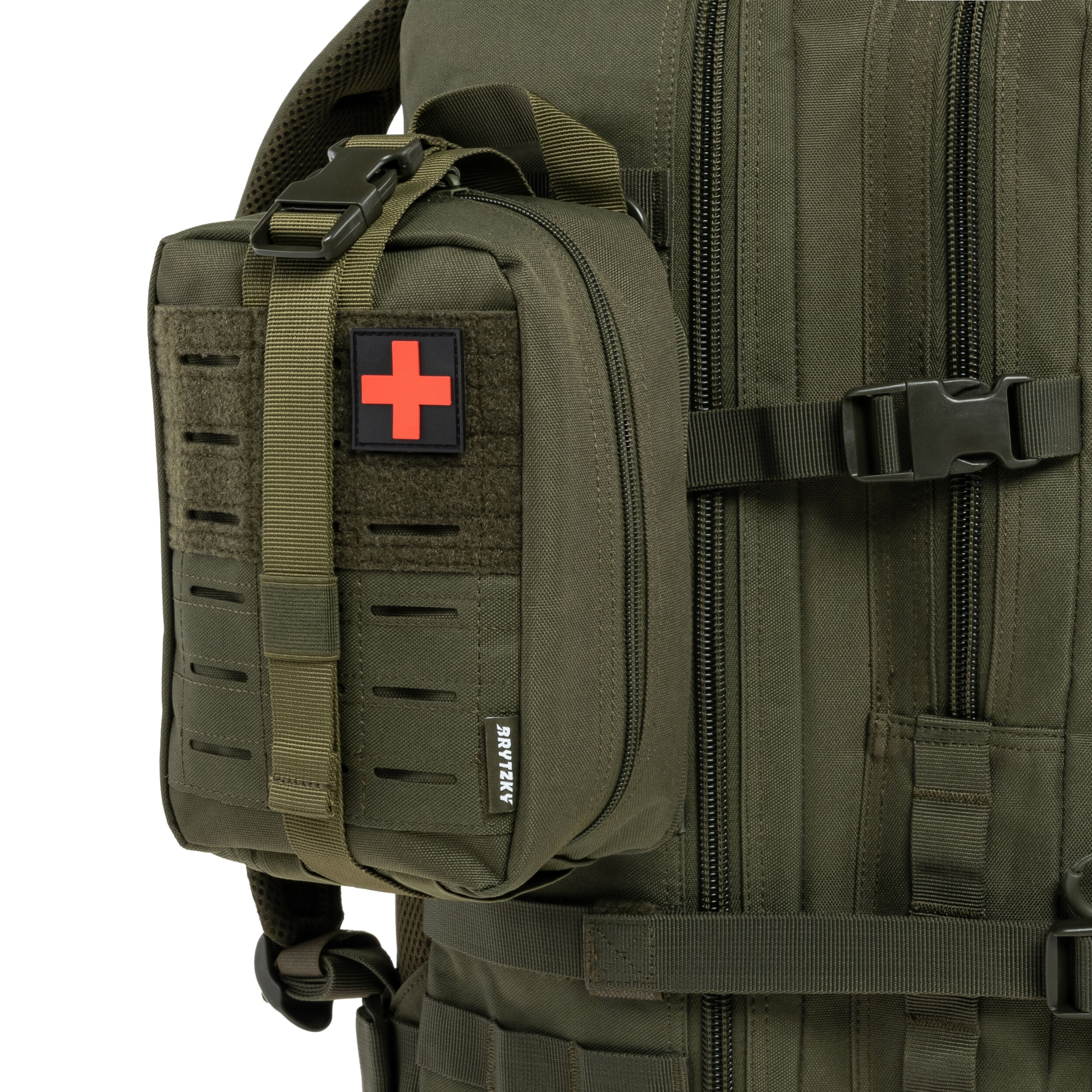 Trusă de prim ajutor Brytzky Tactical MOLLE IFAK - Olive
