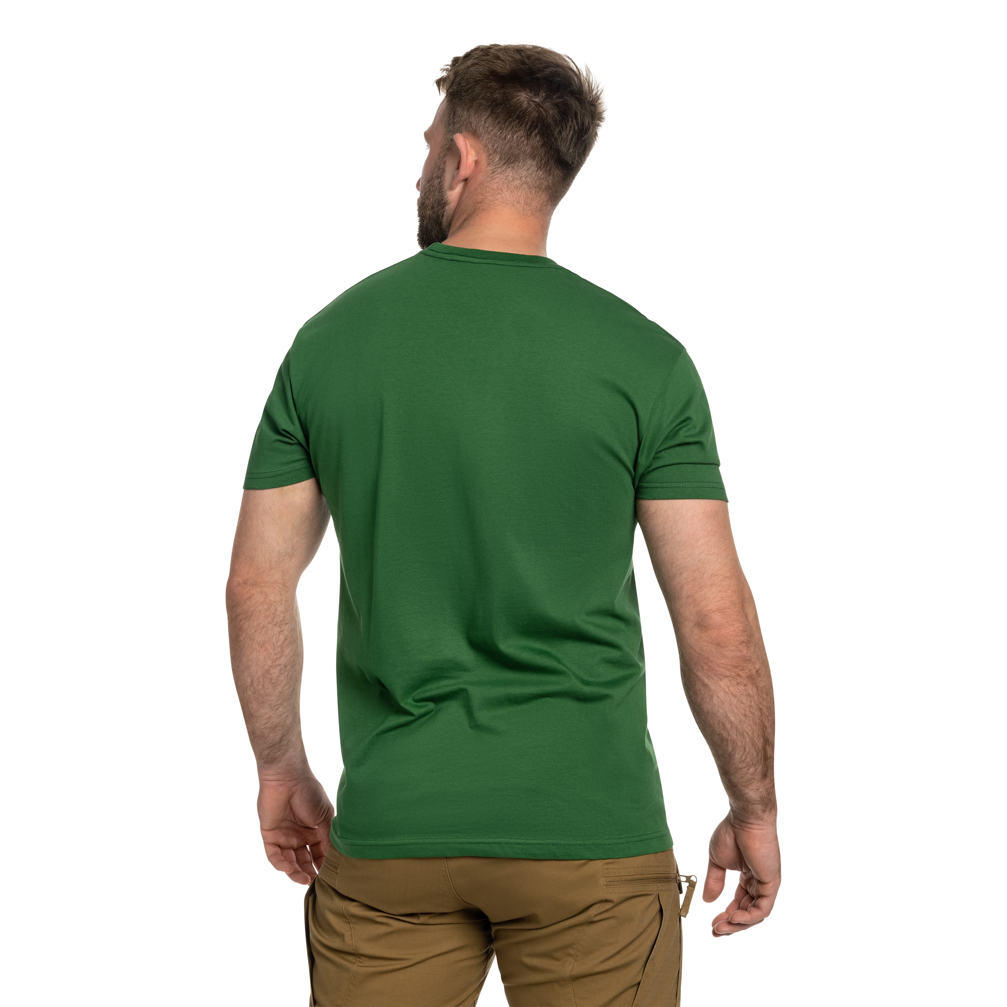 Tricou militar - Bottle Green - 3 buc.