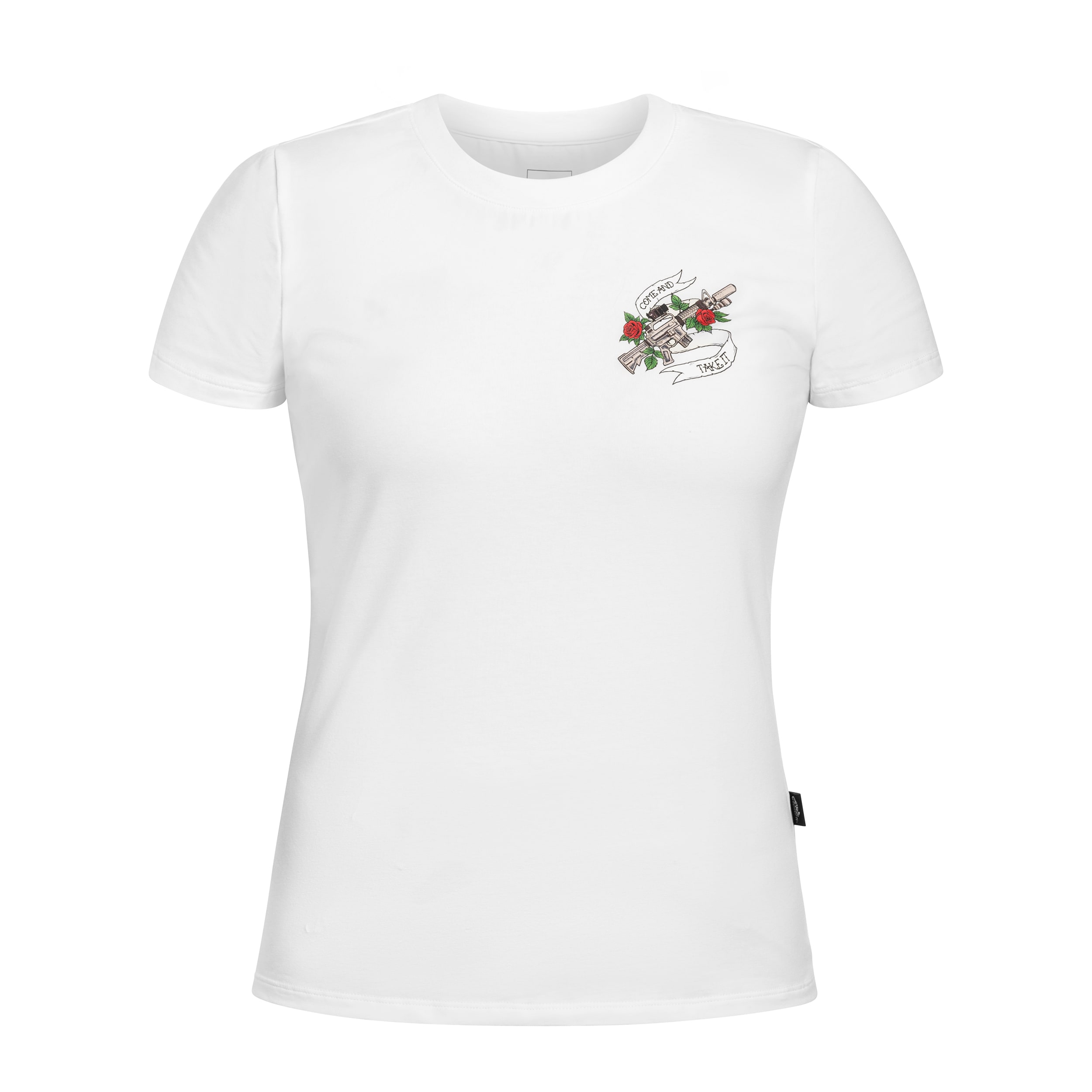 Tricou de damă Helikon Come And Take It Slim - White