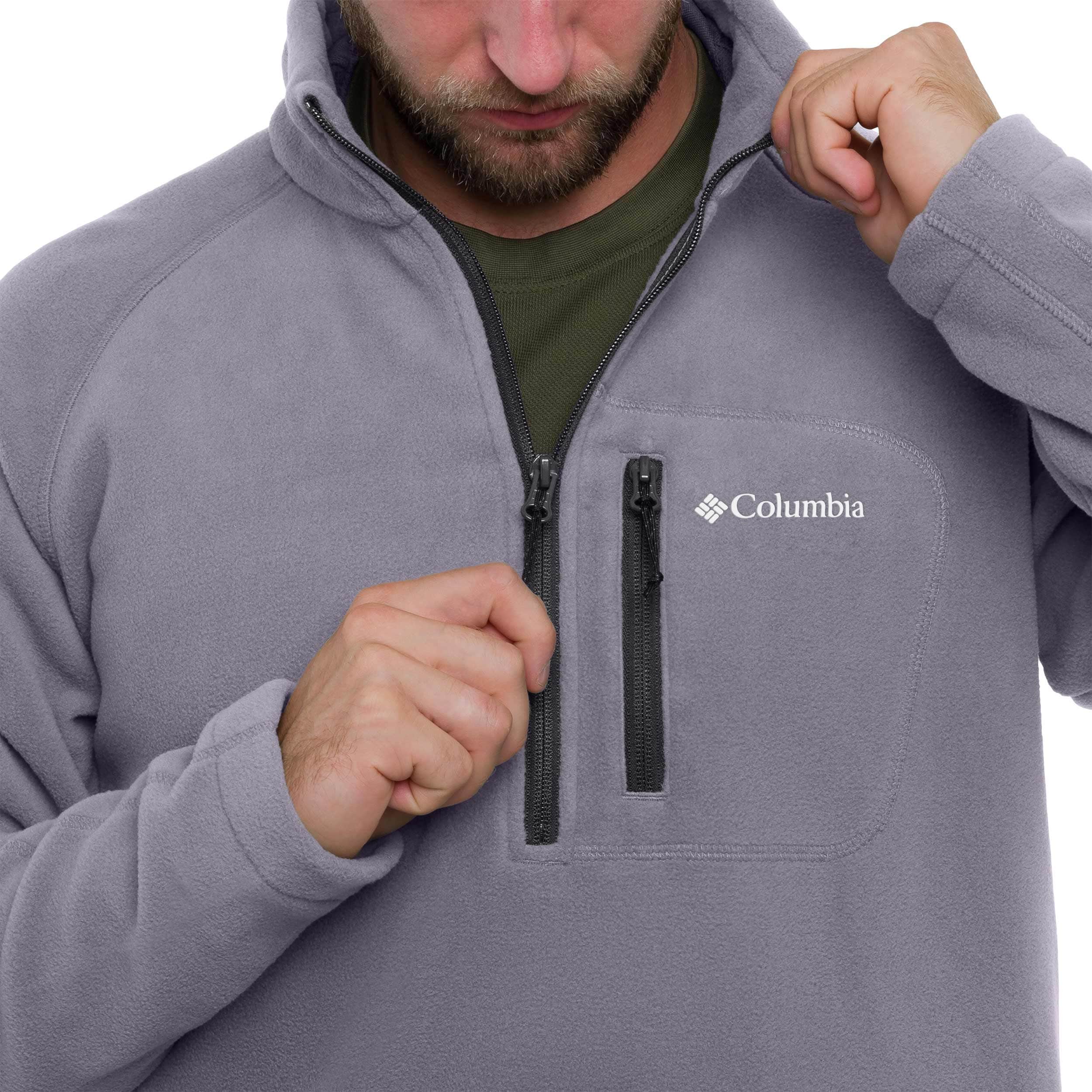 Bluză polar Columbia Fast Trek III Half Zip New - City Grey/Shark