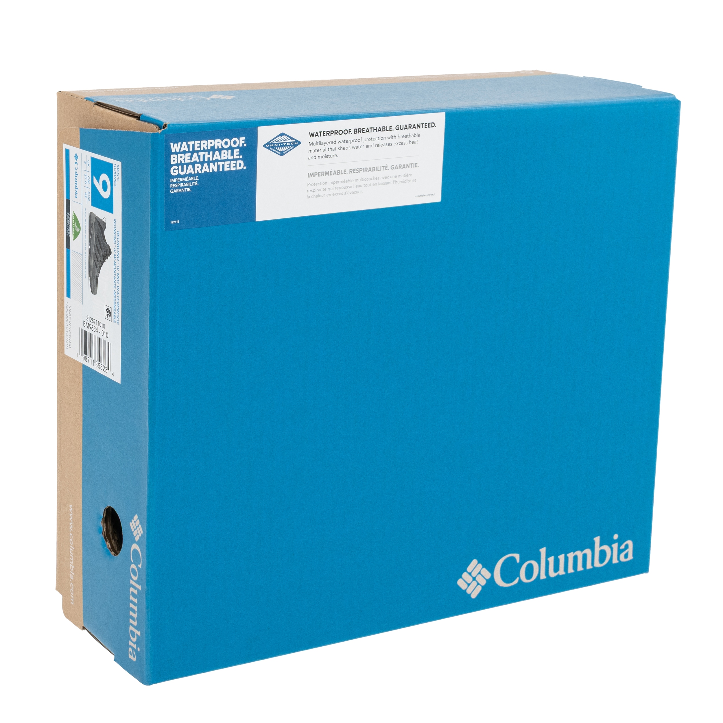 Încălțăminte Columbia Redmond IV MID Waterproof - Black/Mountain Red