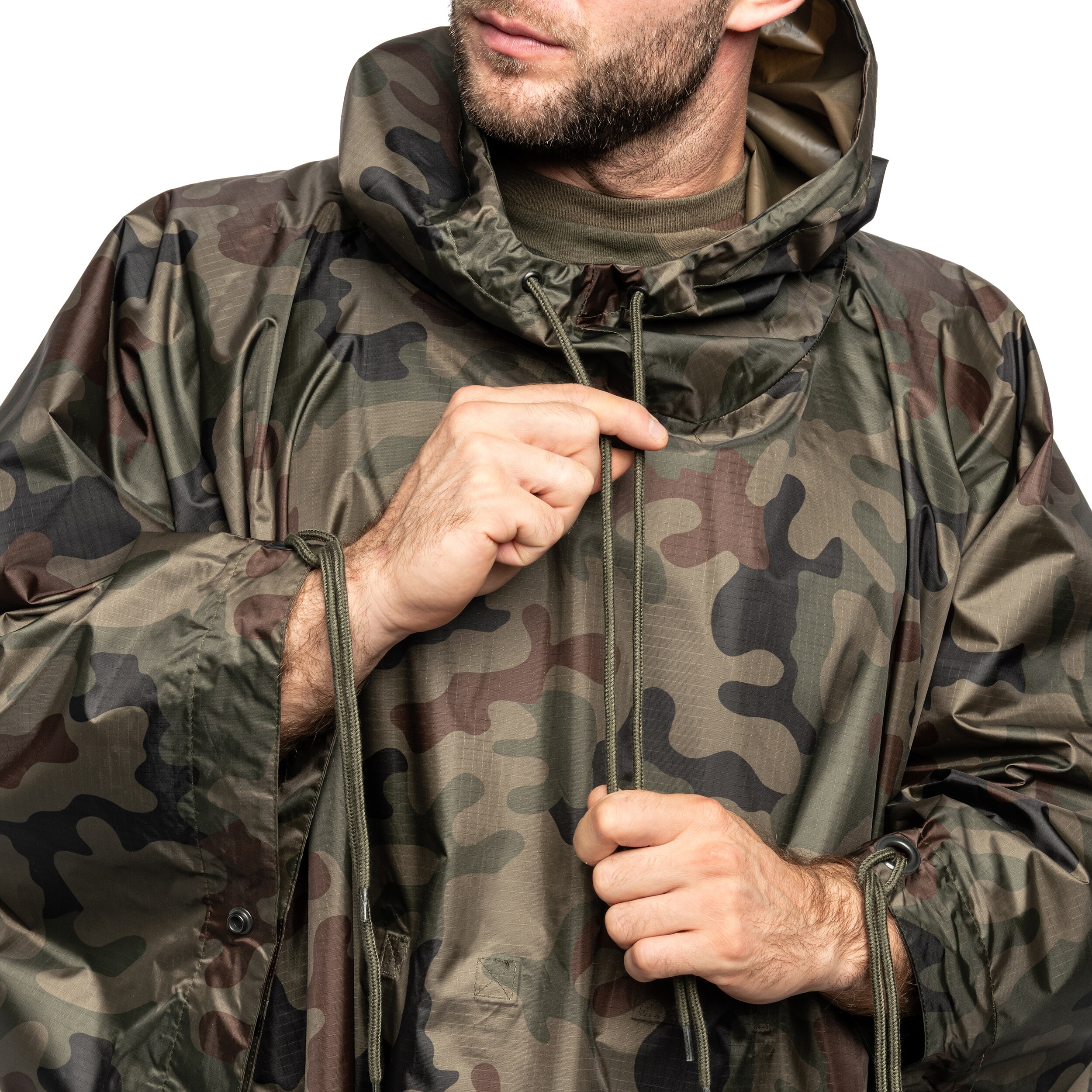 Poncho Mil-Tec US Rip-Stop - wz.93 Pantera PL Woodland