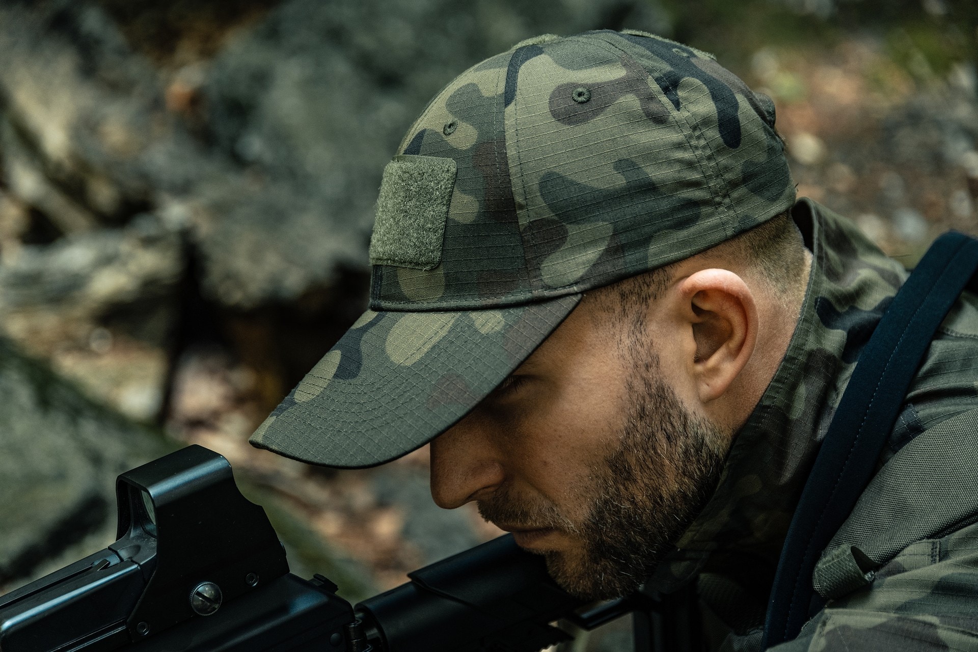 Șapca Mil-Tec Tactical Baseball Cap - wz.93 Pantera PL Woodland