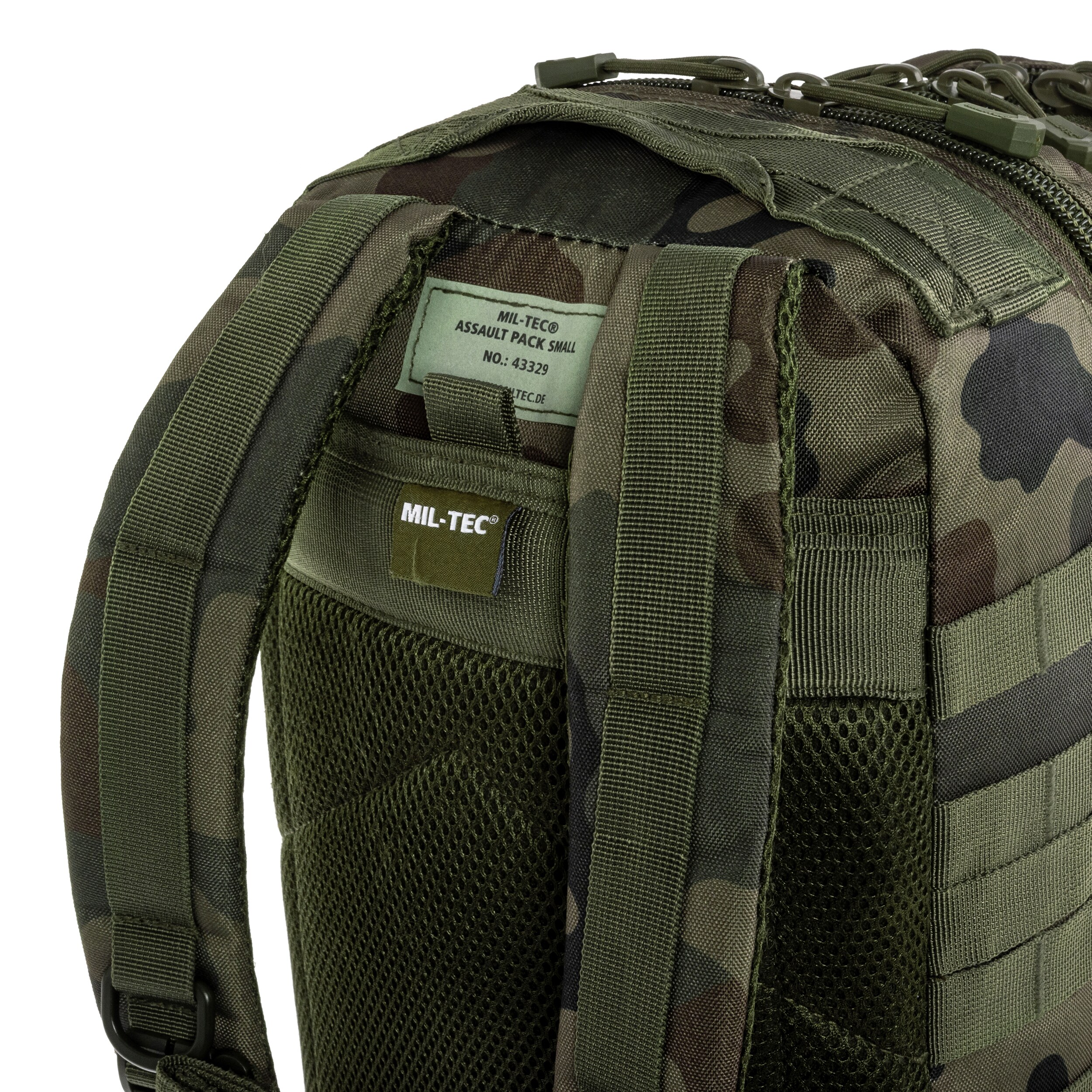 Rucsac Mil-Tec Assault Pack Small 20 l - wz.93 Pantera PL Woodland