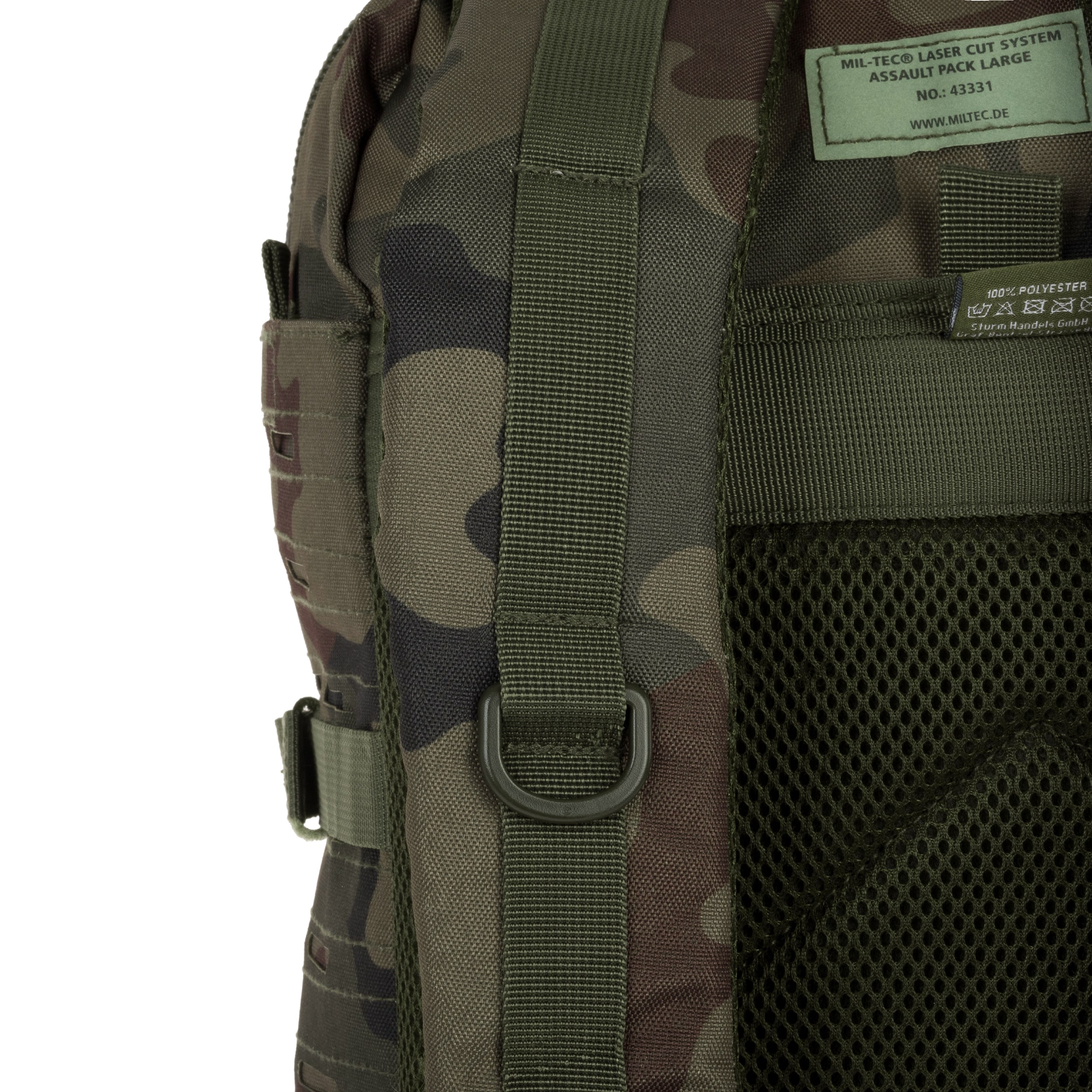 Rucsac Mil-Tec Assault Pack Laser Cut Large 36 l - wz.93 Pantera PL Woodland