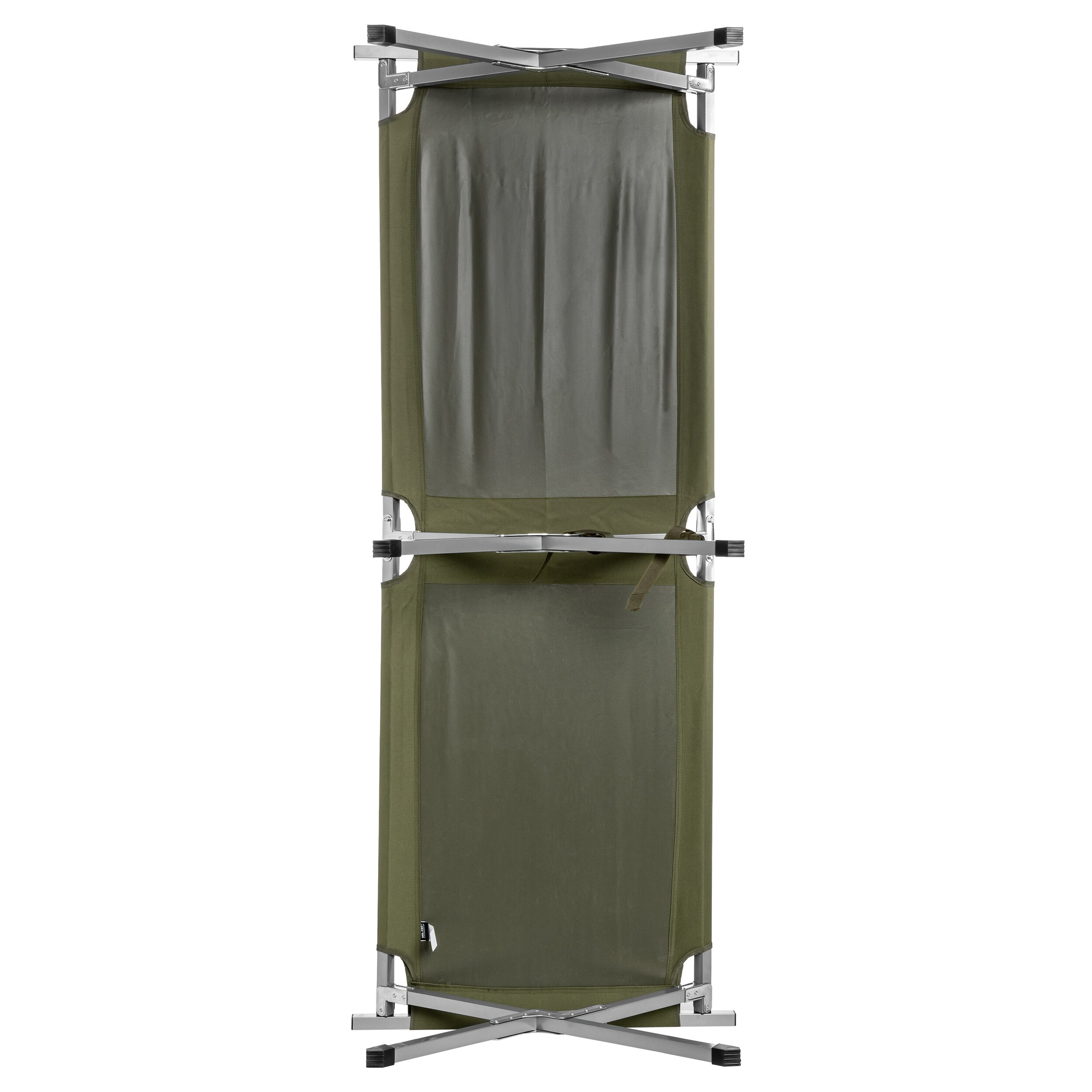 Pat de campanie pliabil Mil-Tec US Style din oțel Olive - 190 x 65 cm