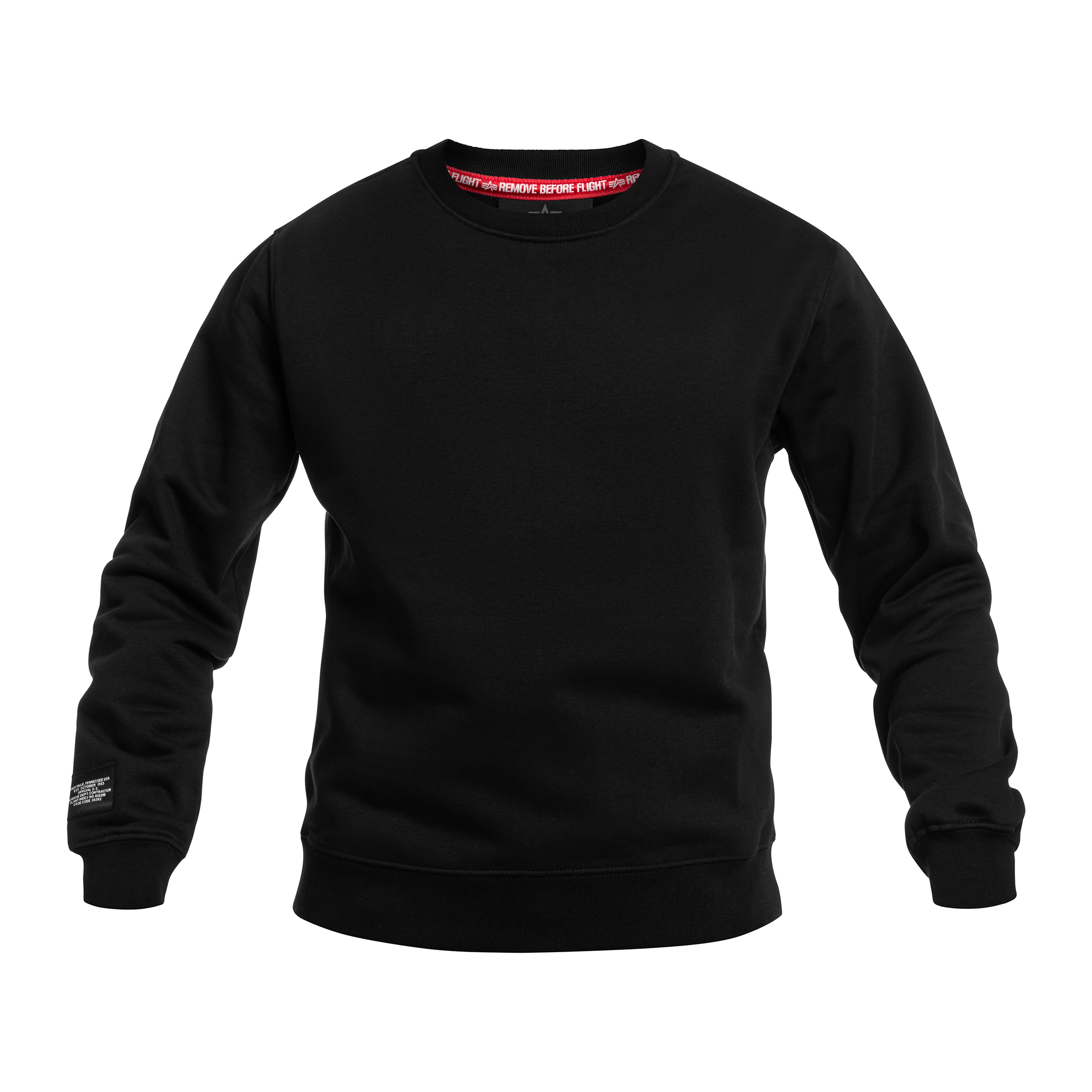 Bluză Alpha Industries Label Backprint - Black