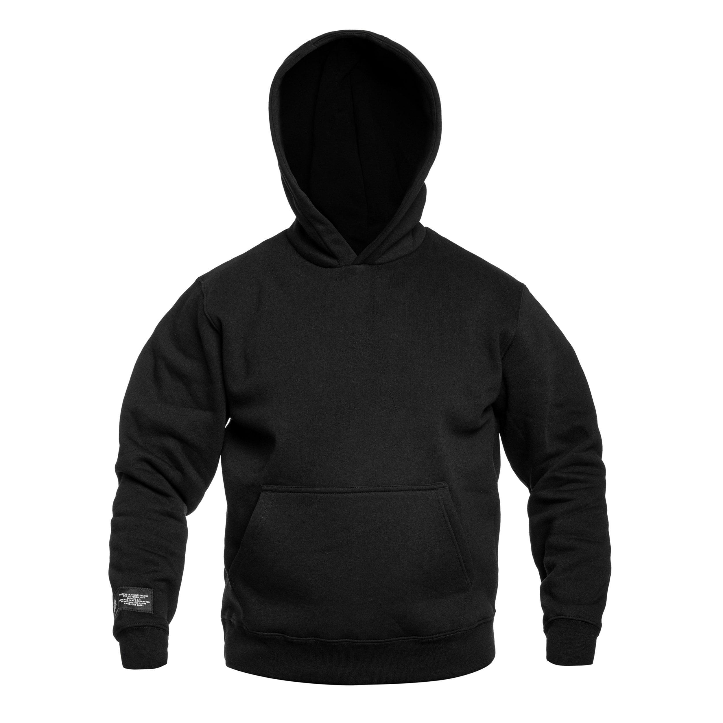 Hanorac Alpha Industries Label Backprint Hoodie - Black