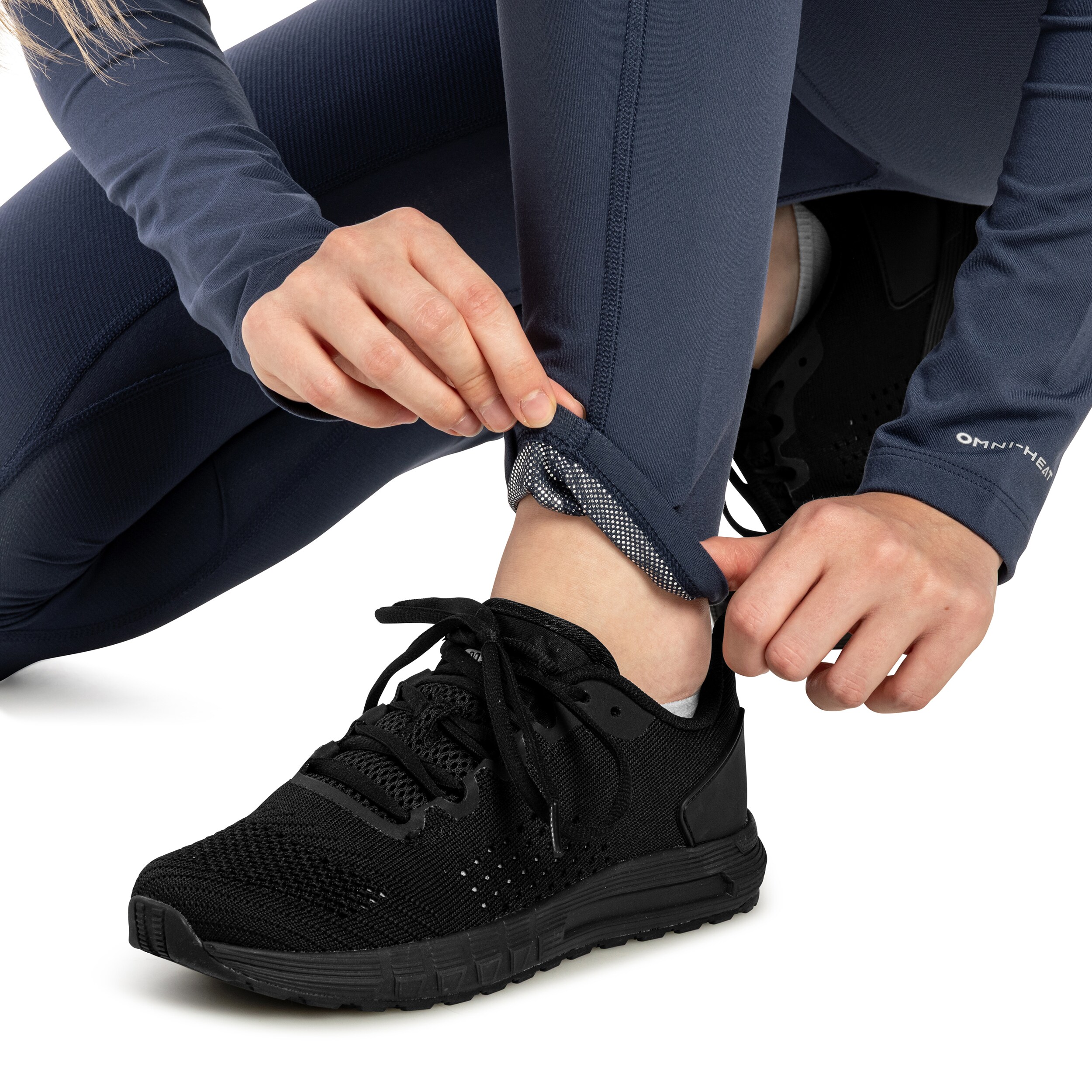 Colanți termoactivi de damă Columbia Omni-Heat Midweight Baselayer Tights - Nocturnal