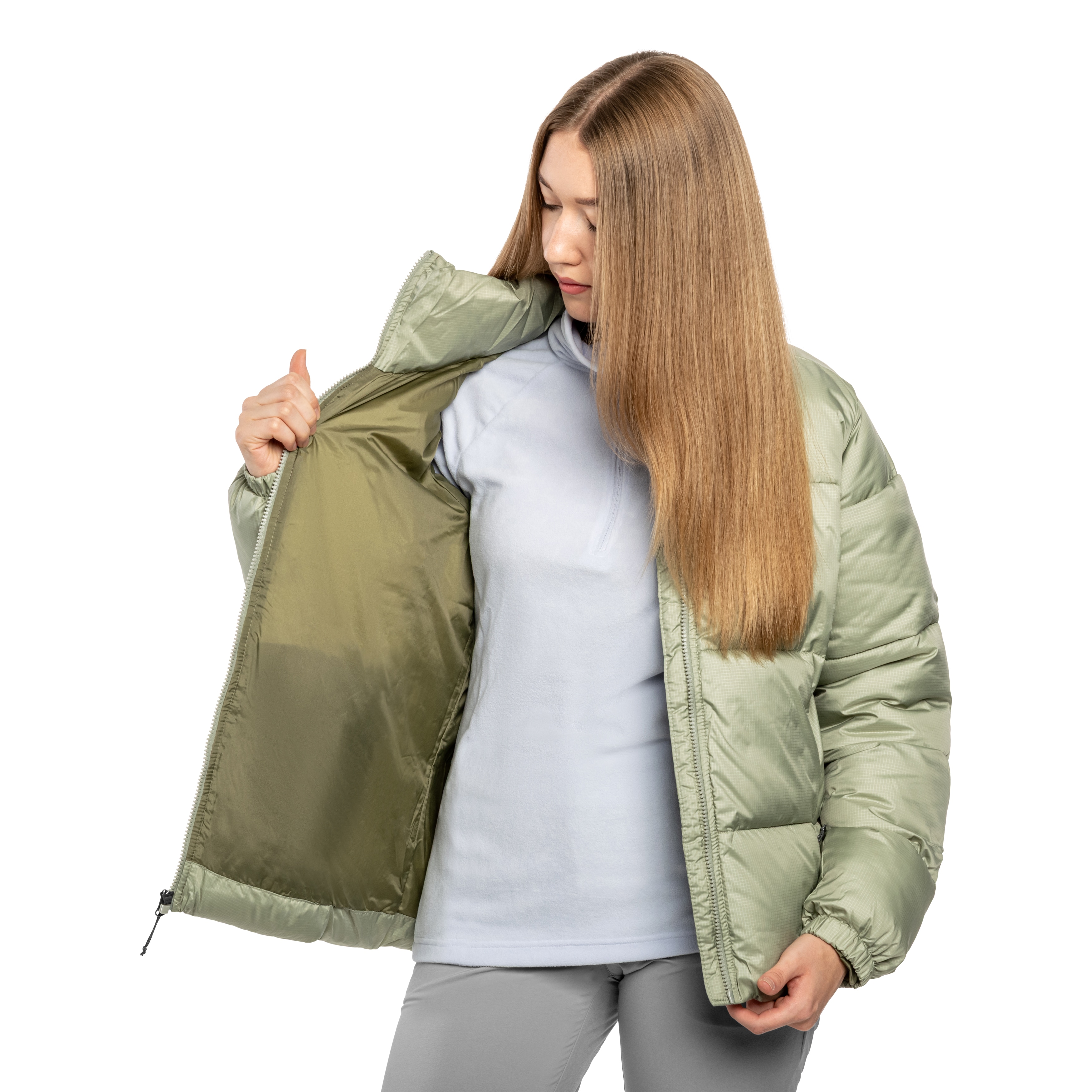 Geacă de damă Columbia Puffect II Full Zip Jacket - Safari