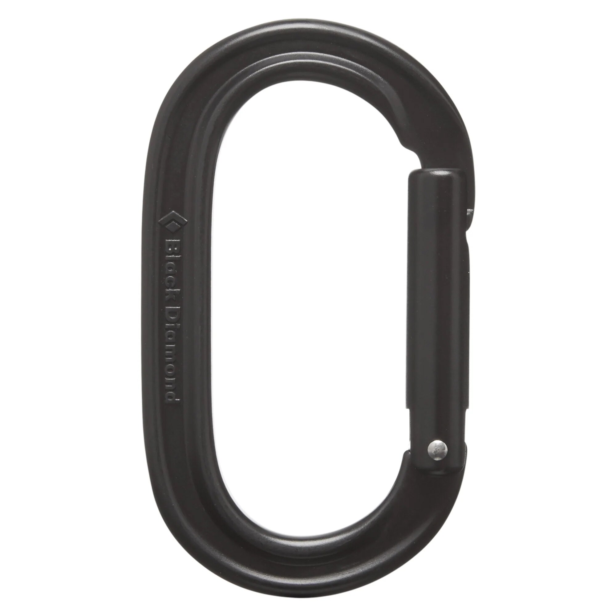 Carabinieră de alpinism Black Diamond Oval Keylock Carabiner - Black