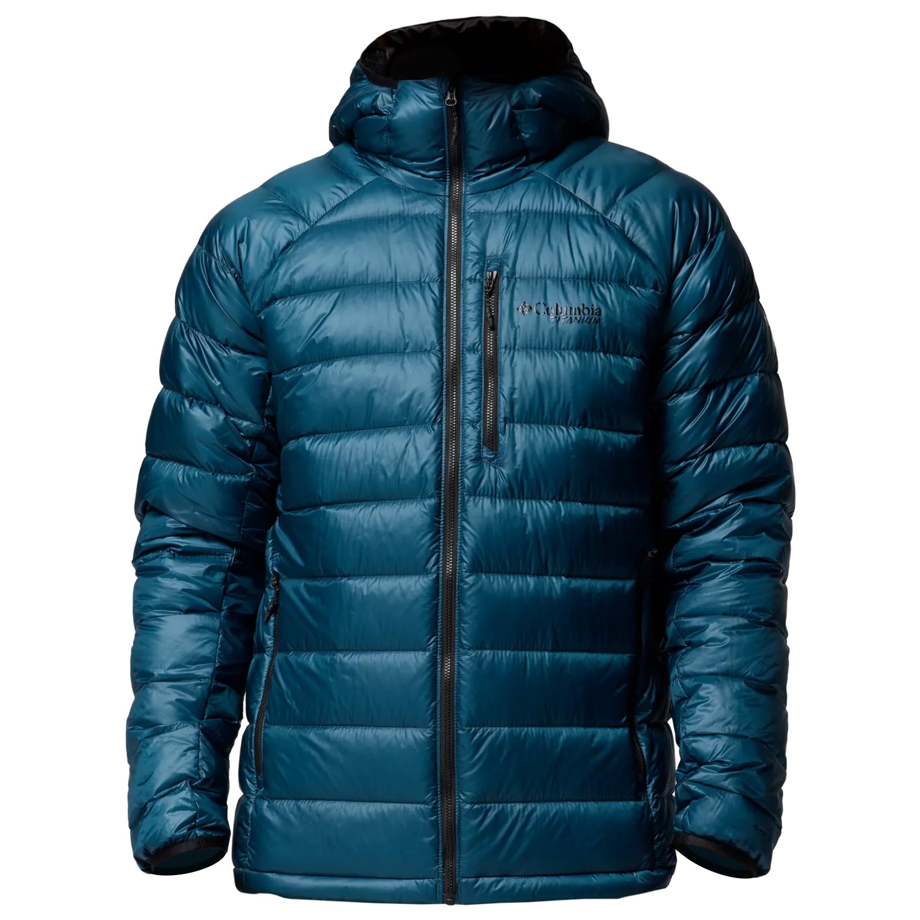 Geacă Columbia Arctic Crest Down Hooded - Everblue