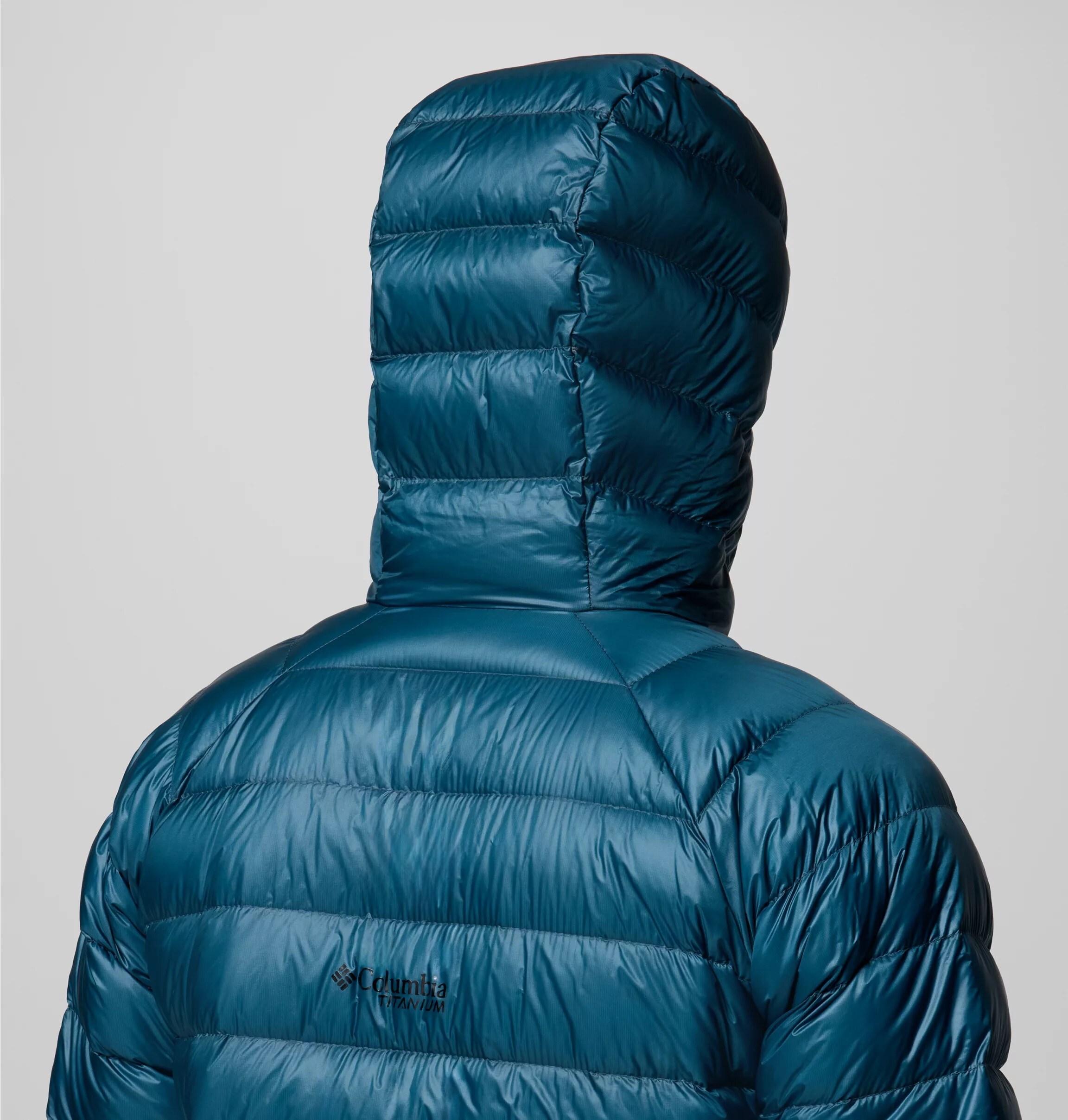 Geacă Columbia Arctic Crest Down Hooded - Everblue