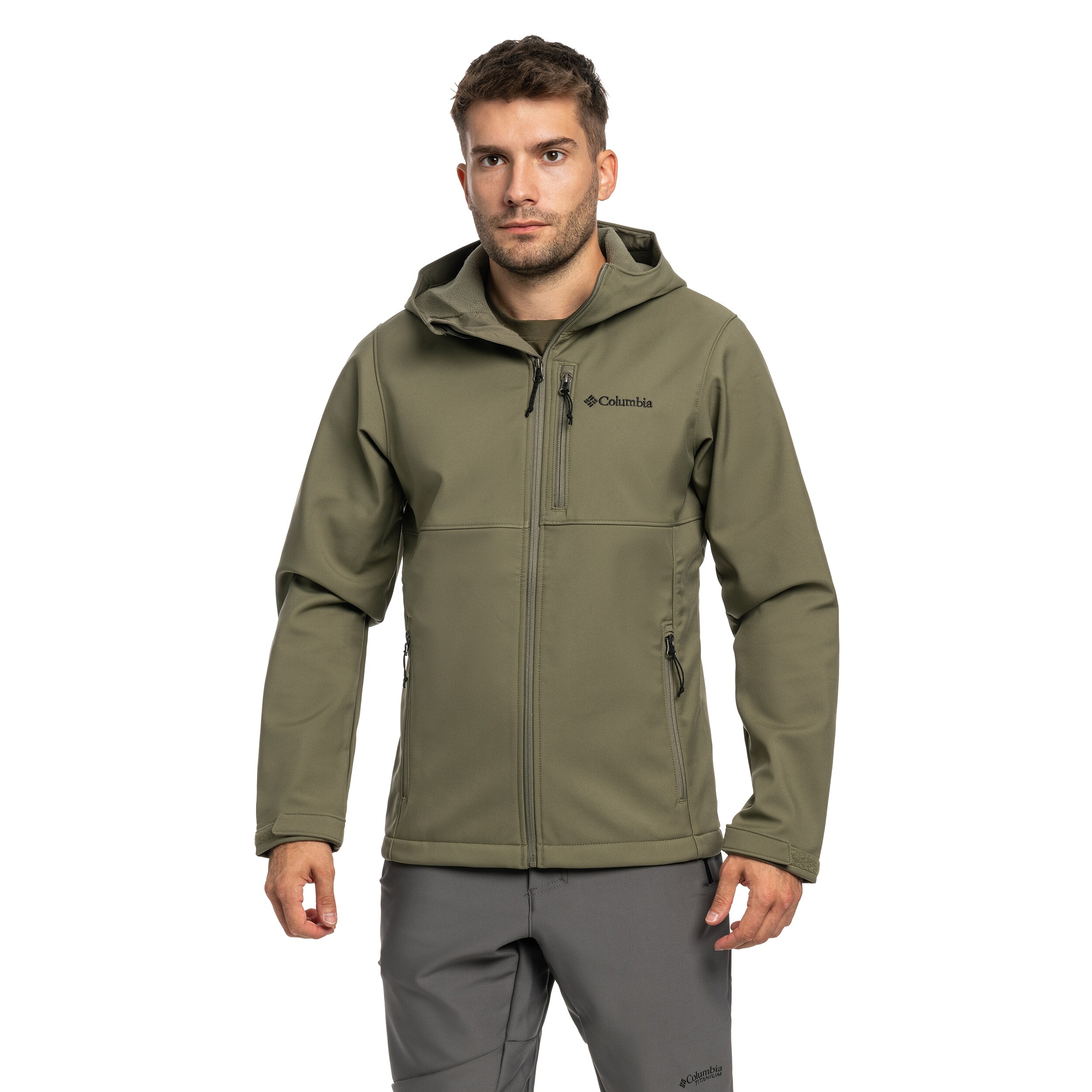 Geacă Columbia Ascender II Softshell - Stone Green