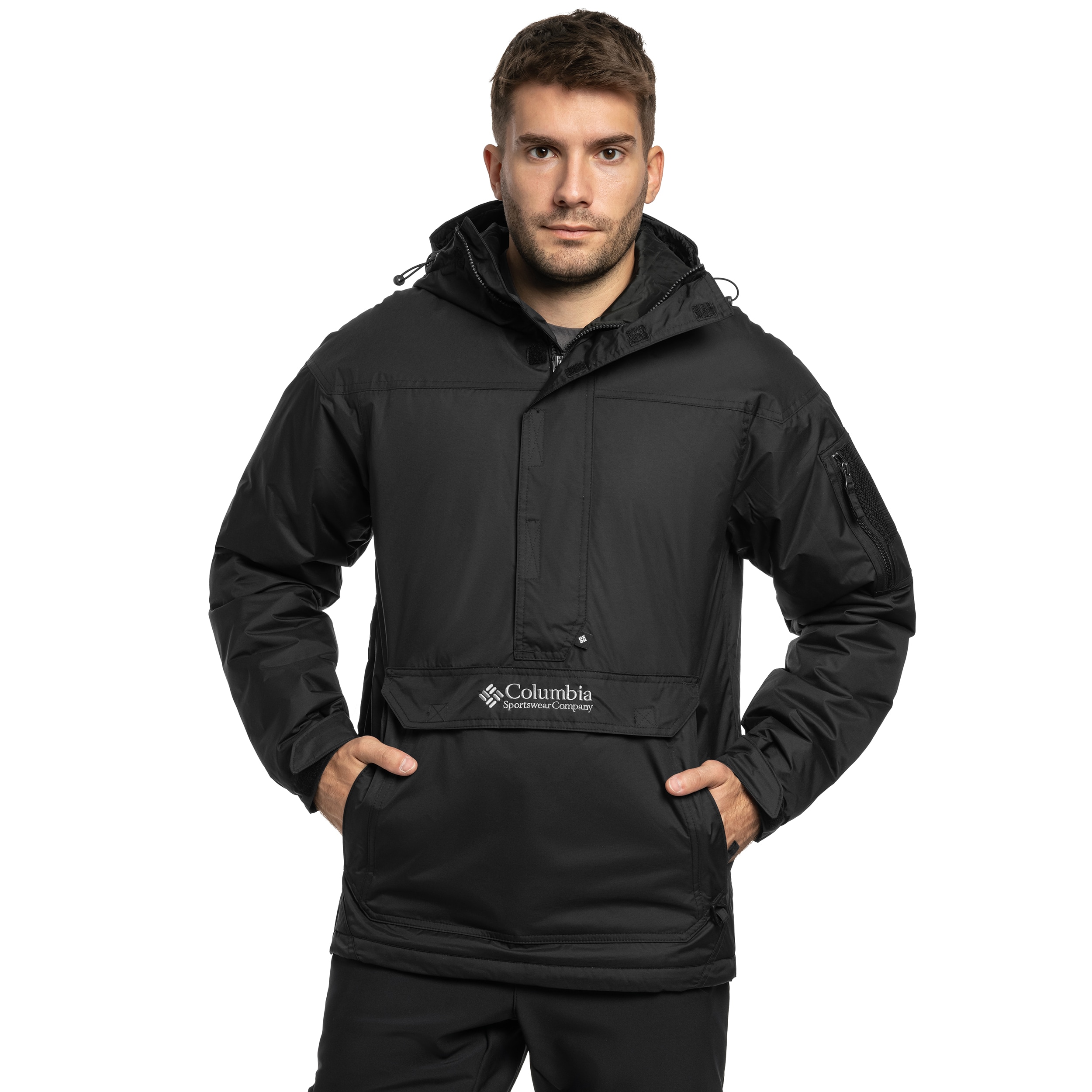 Geacă Columbia Challenger II Pullover Anorak - Black
