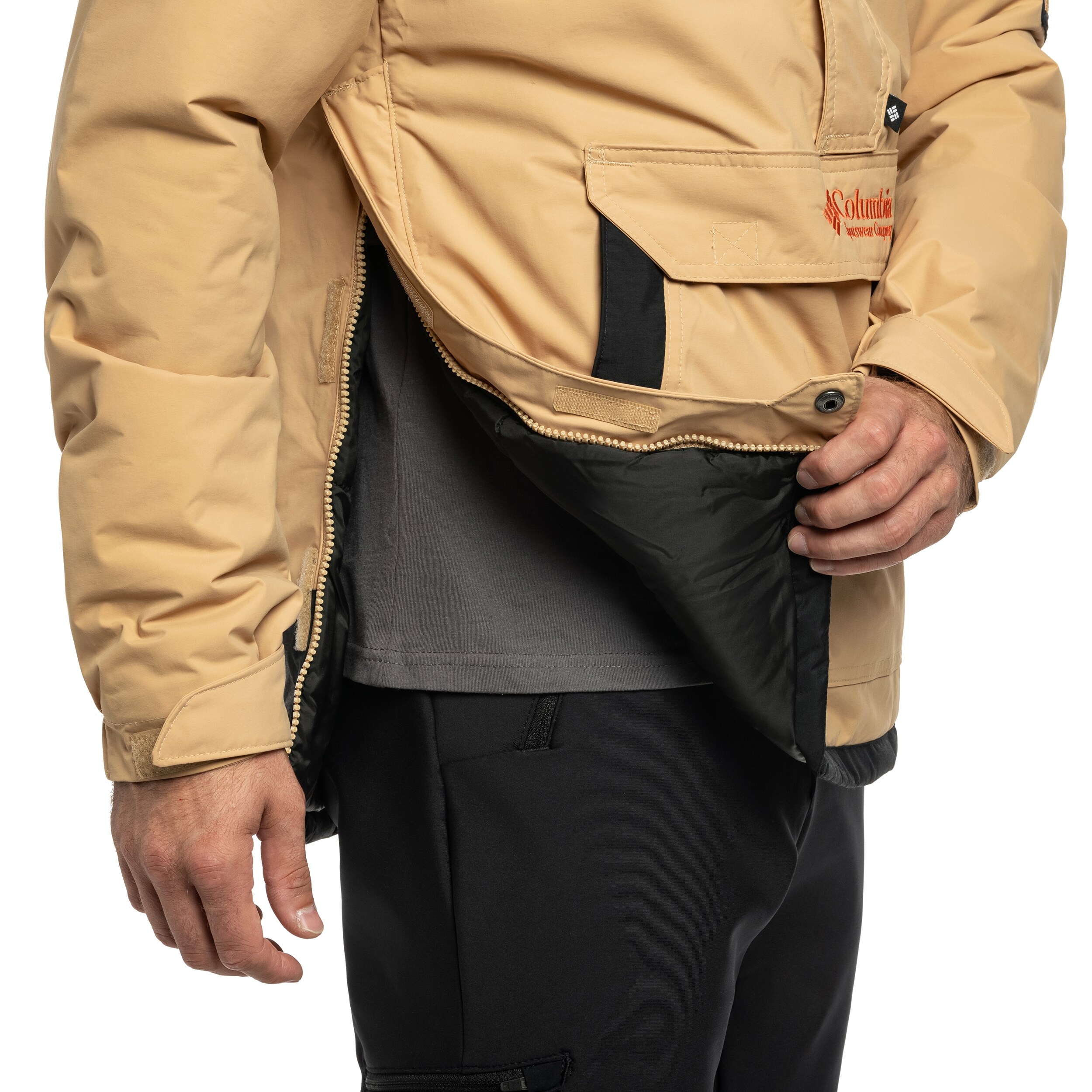 Geacă Columbia Challenger II Pullover Anorak - Canoe/Black
