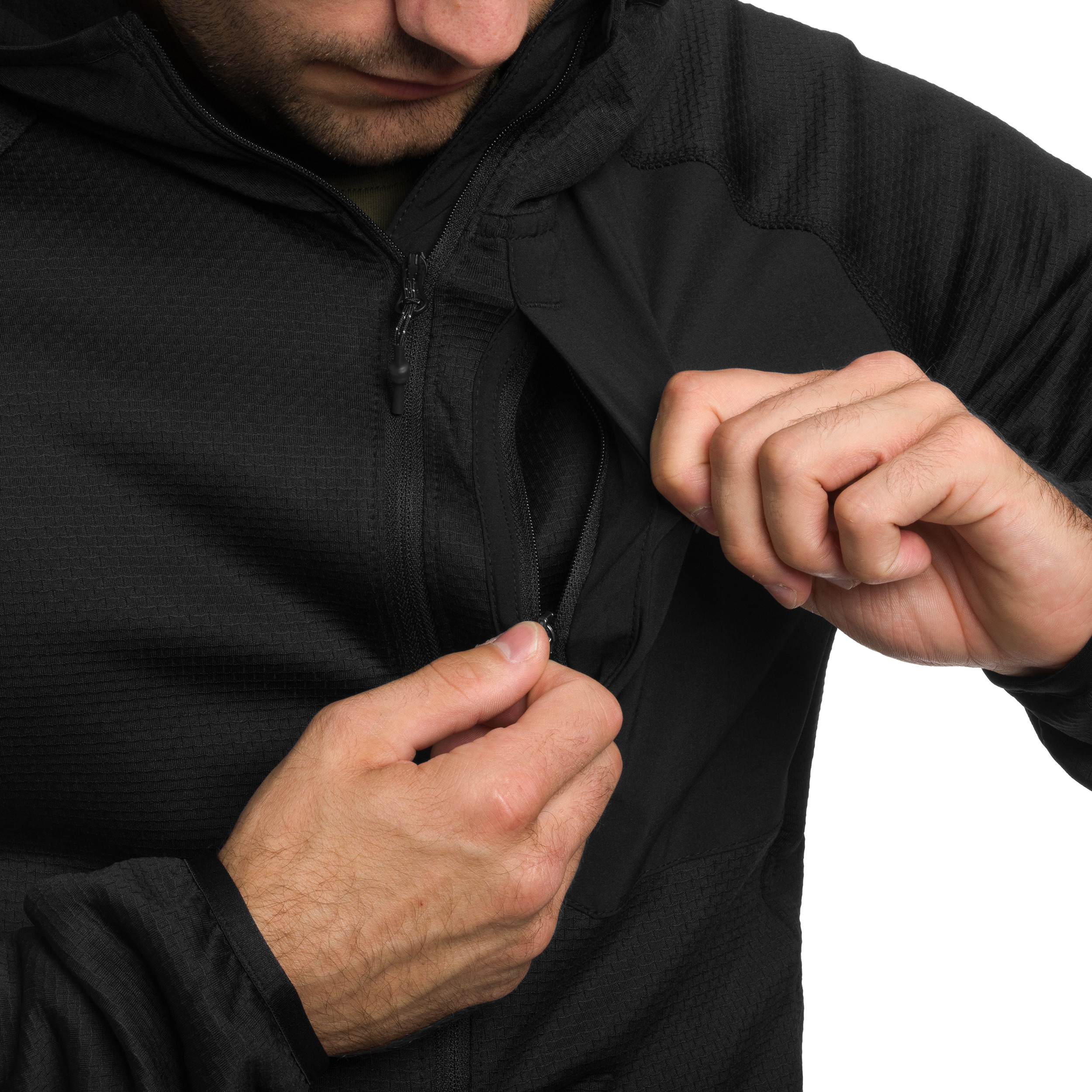 Bluză Columbia Triple Canyon II Hooded - Black