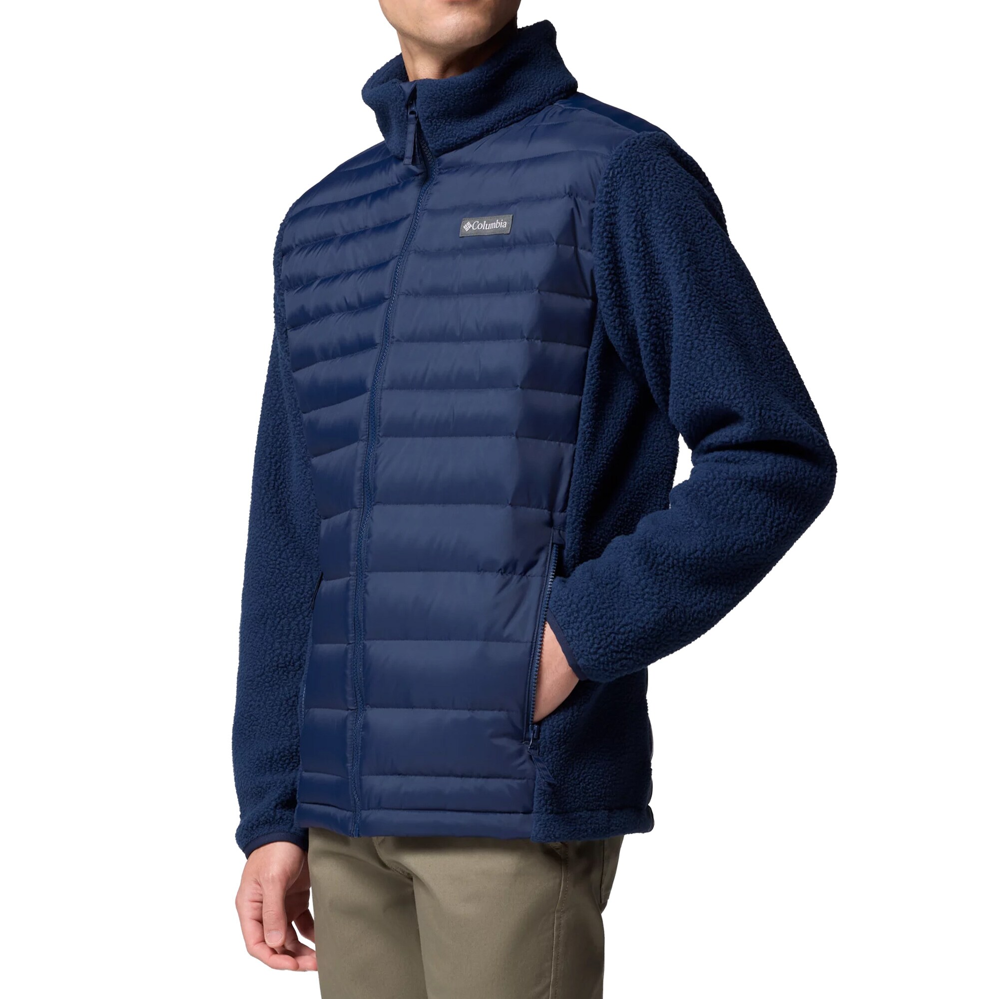 Geacă Columbia Juniper Peak Hybrid Down Jacket - Collegiate Navy