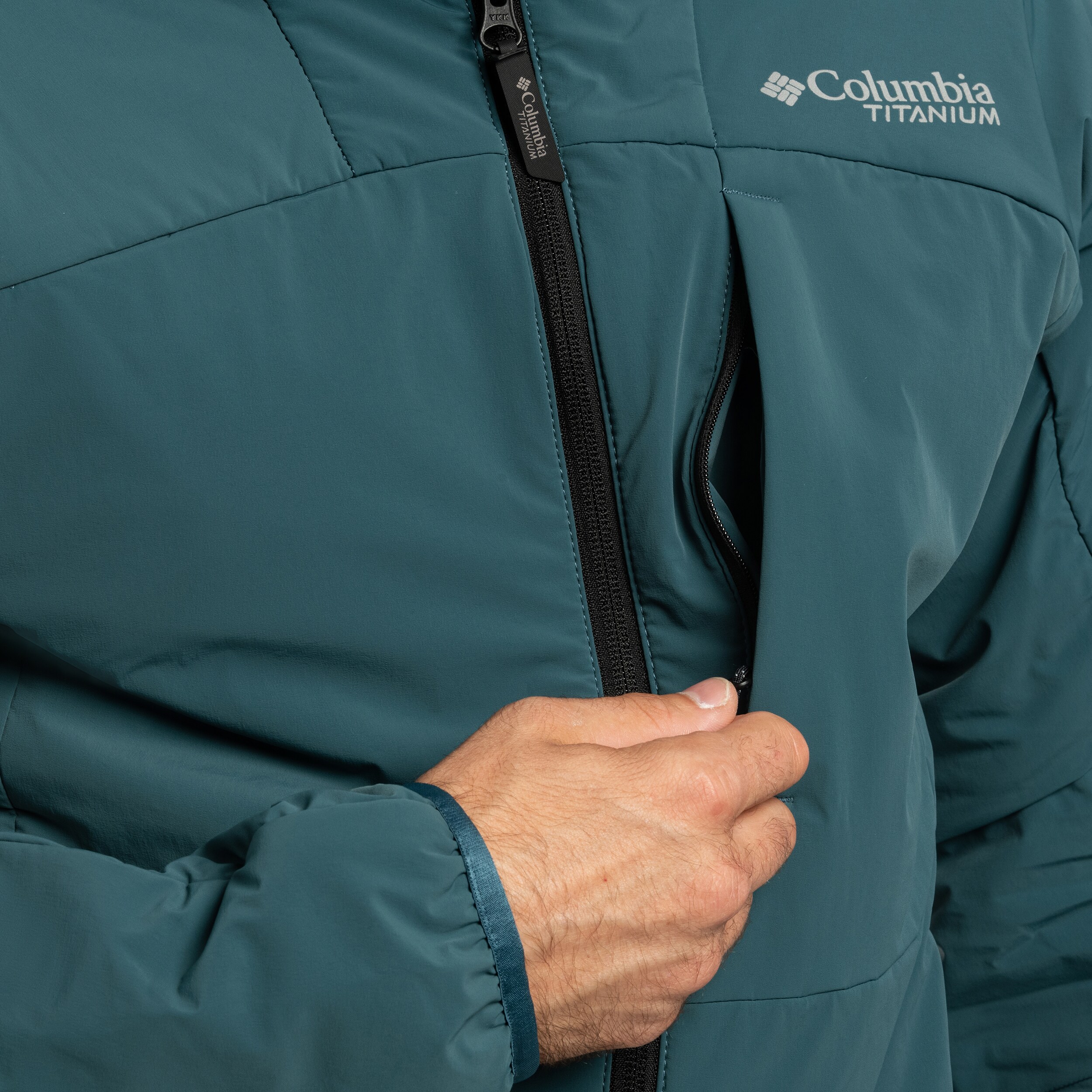 Geacă Columbia Silver Leaf Lite Insulated Hooded Jacket - Everblue