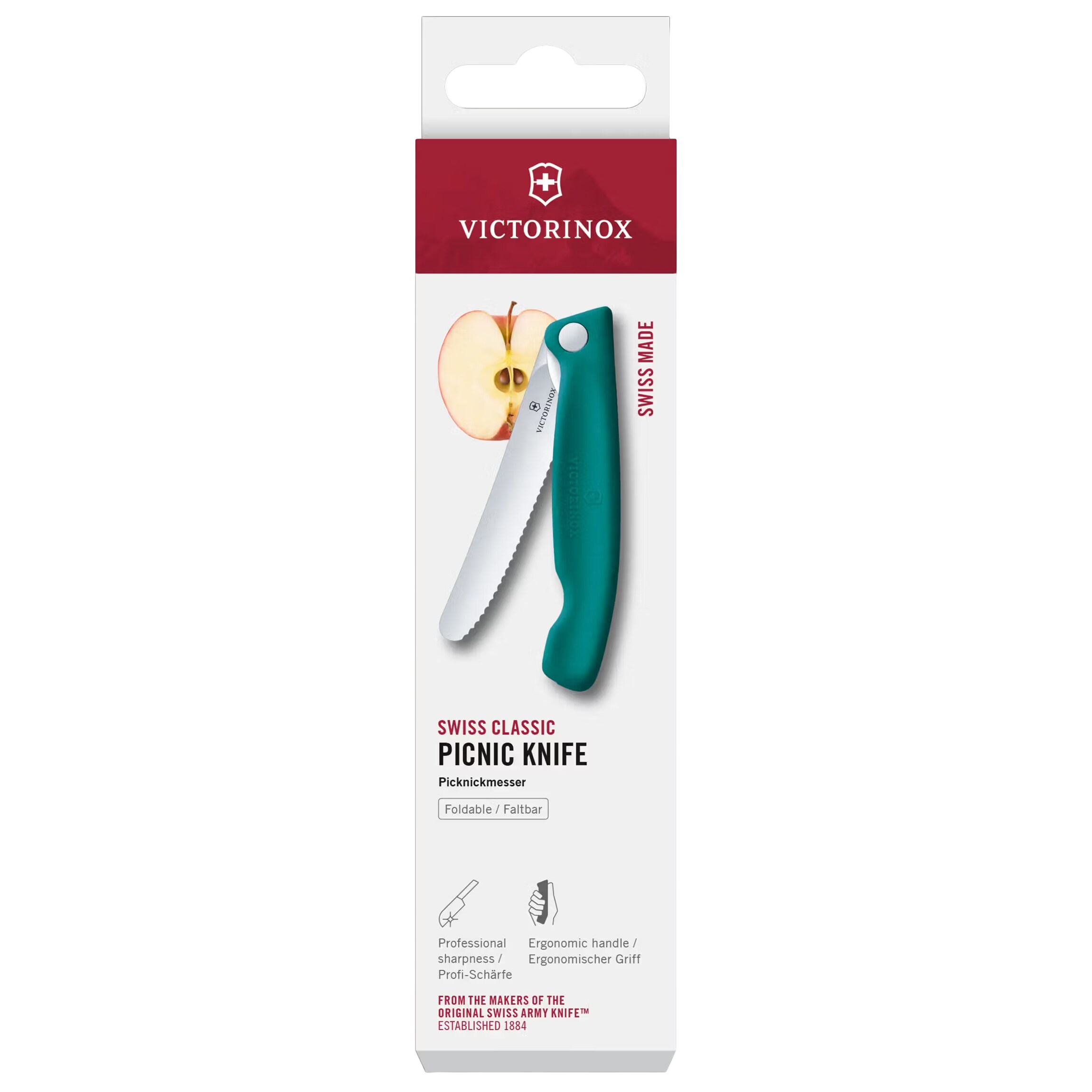 Cuțit de bucătărie pliabil Victorinox Picnic Swiss Classic - Kale Green