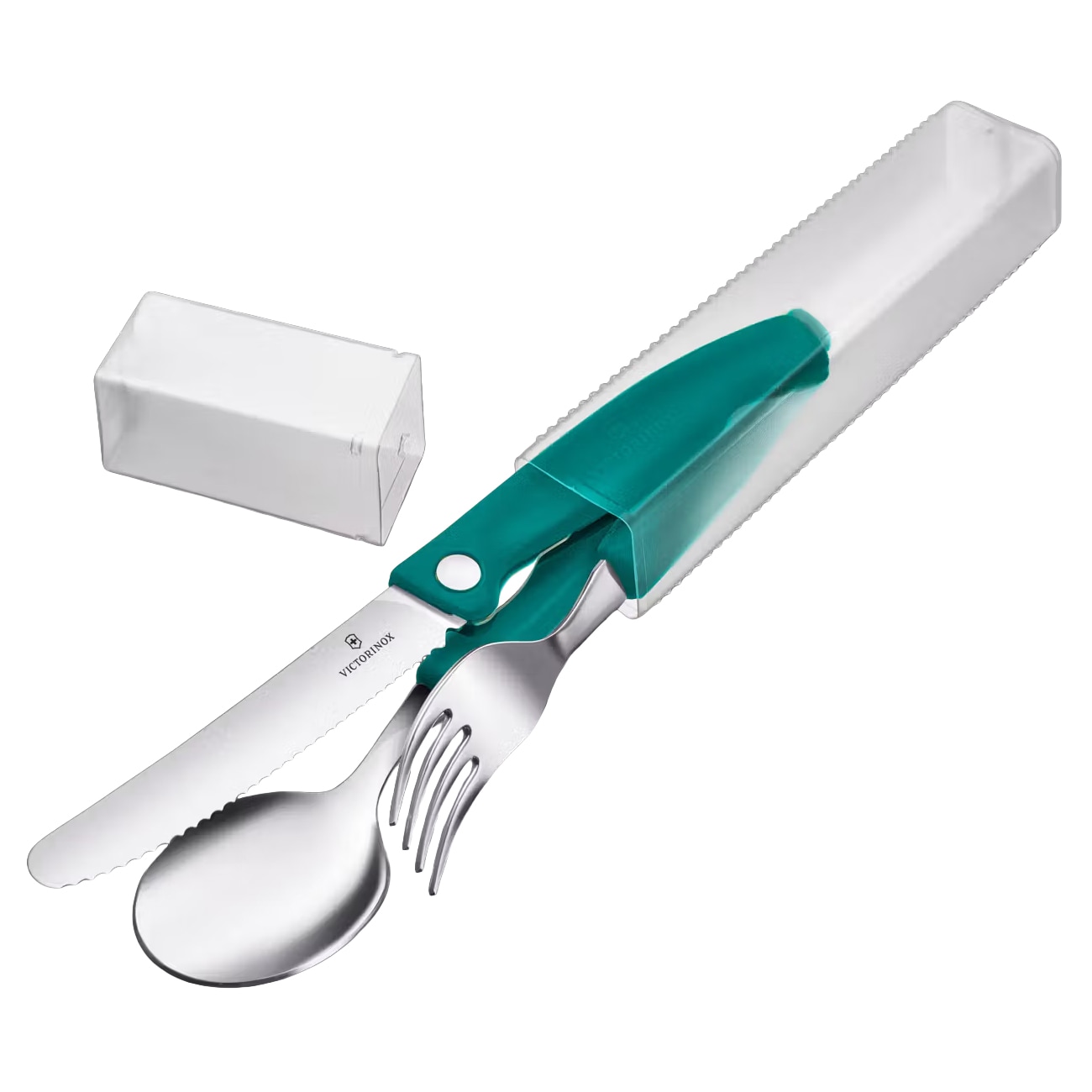 Set de tacâmuri Victorinox Picnic Classic - Kale Green