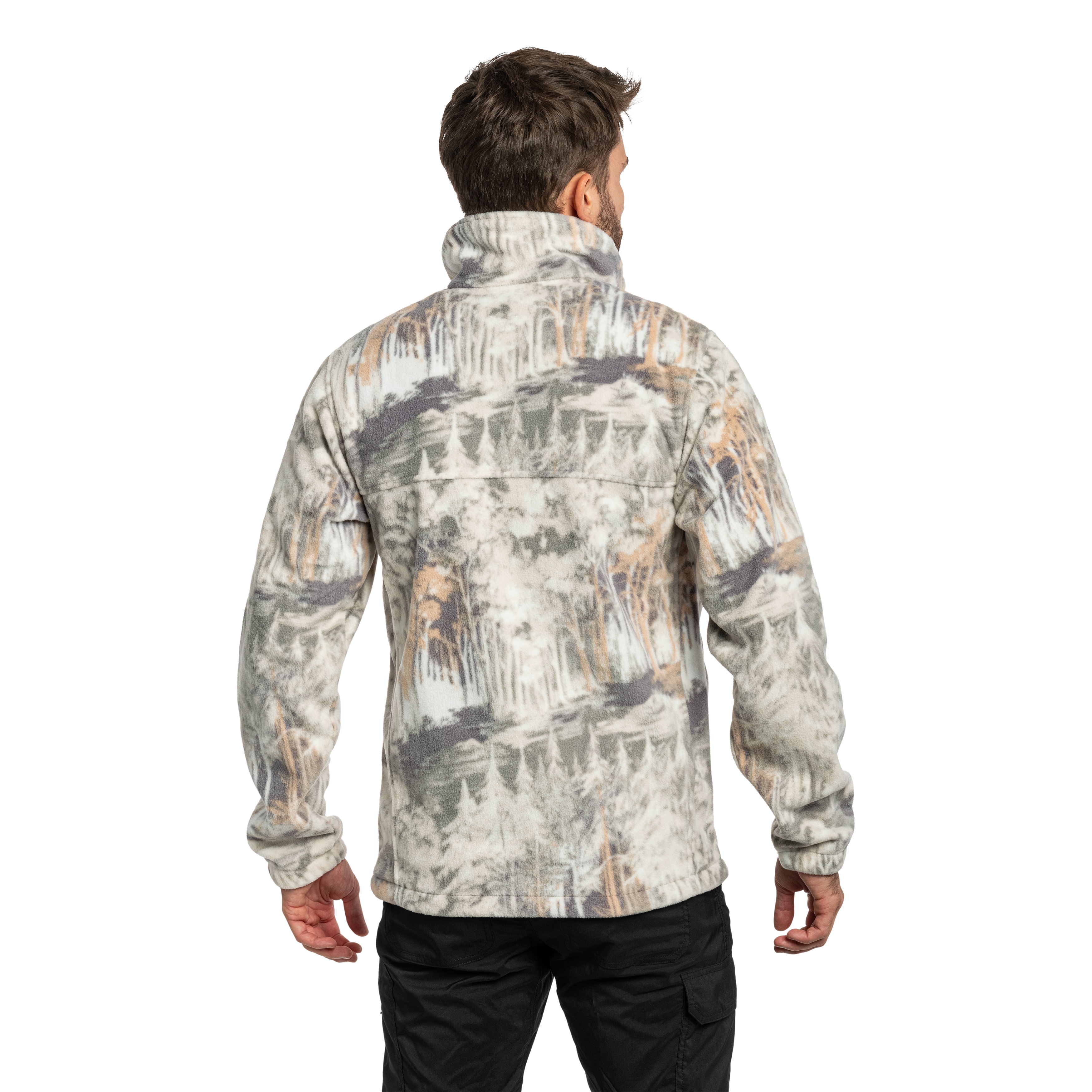 Jachetă polar Columbia Steens Mountain Printed Jacket - City Grey Deschutestrees