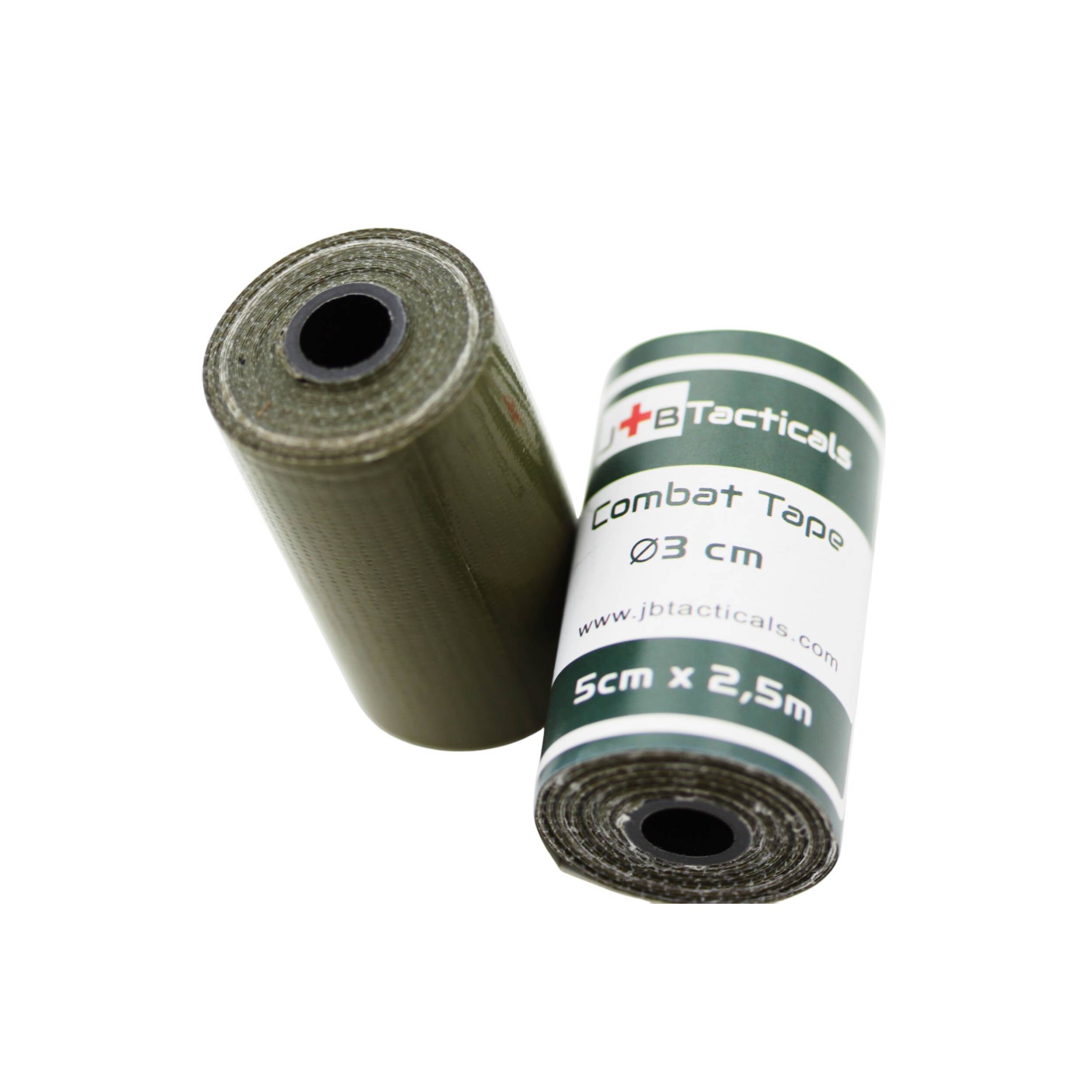 Bandă pentru reparații urgente JB Tacticals Duck Tape 50 mm x 2,5 m - Verde