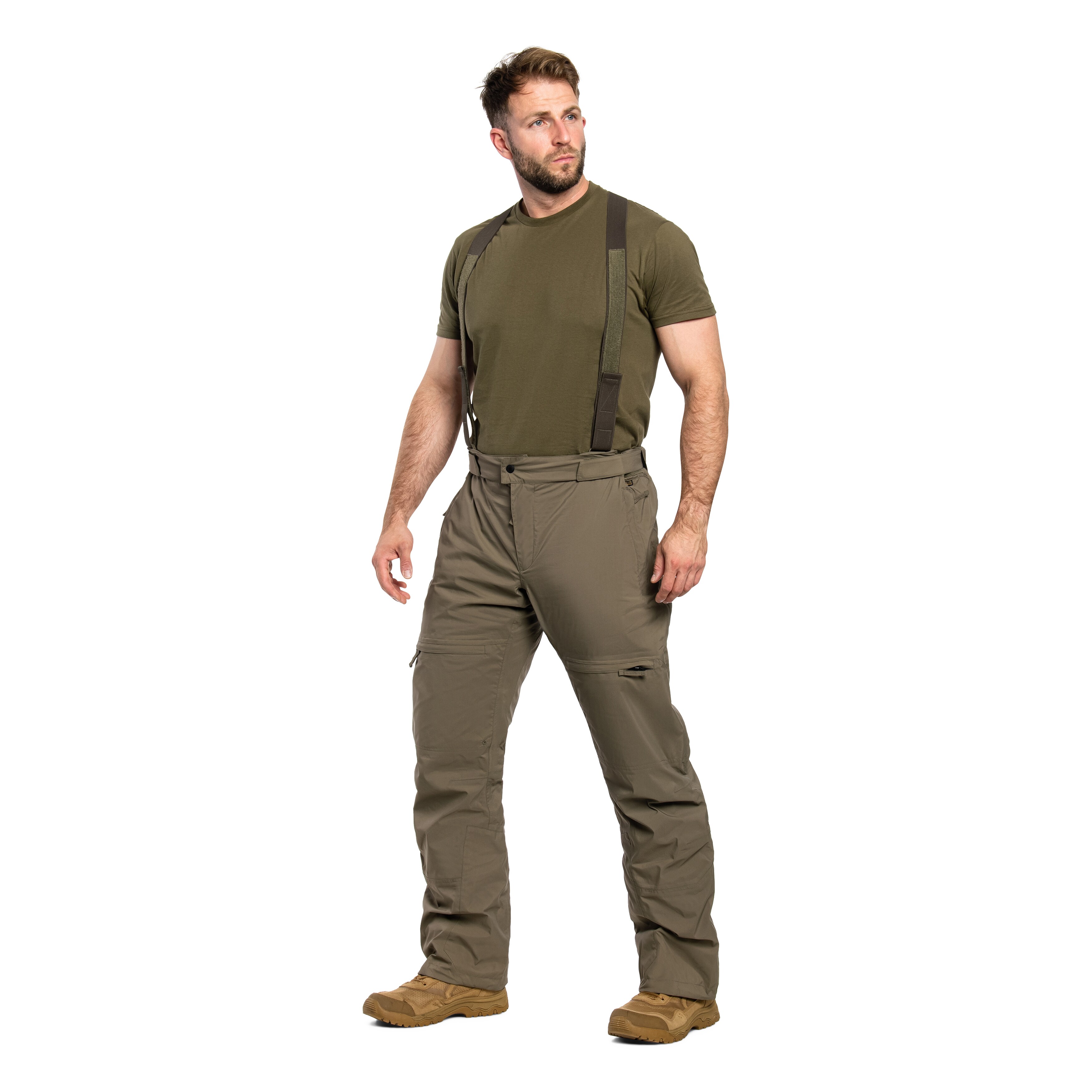 Pantaloni Carinthia Loftshell Hydro - Olive
