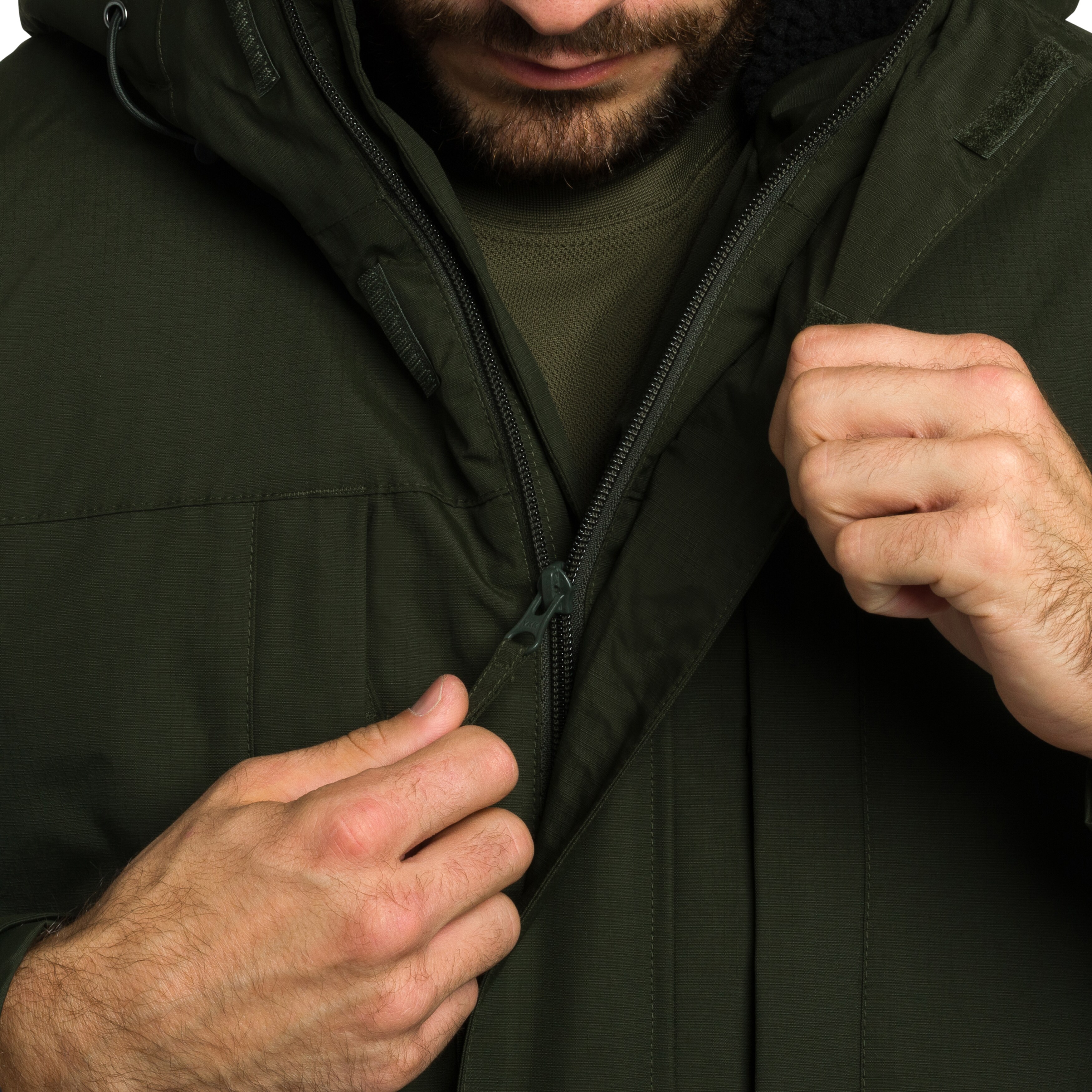 Geacă Columbia Landroamer Sherpa Lined Waterproof Hooded - Greenscape