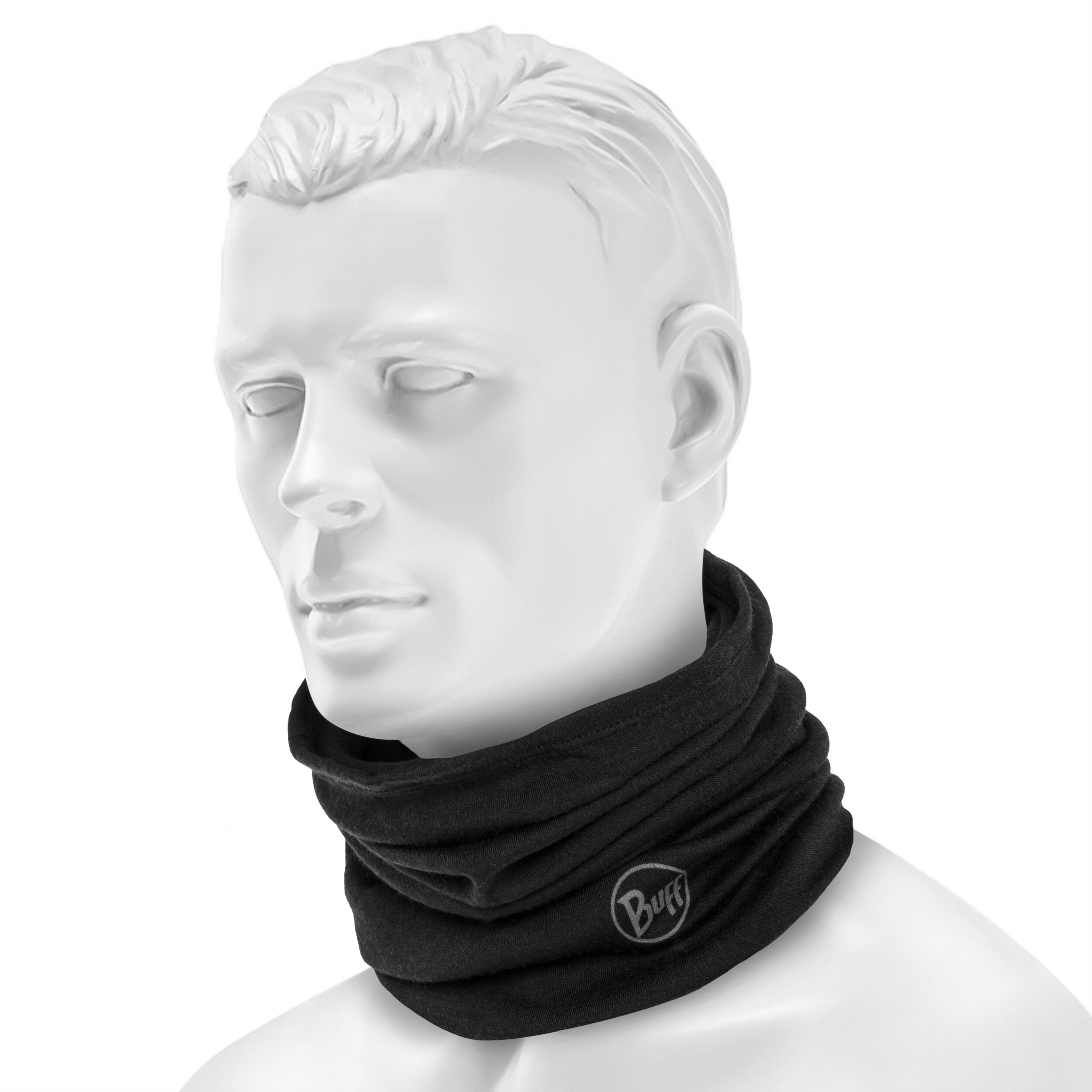 Eșarfă de protecție Buff Safety Merino Wool Thermal - Black