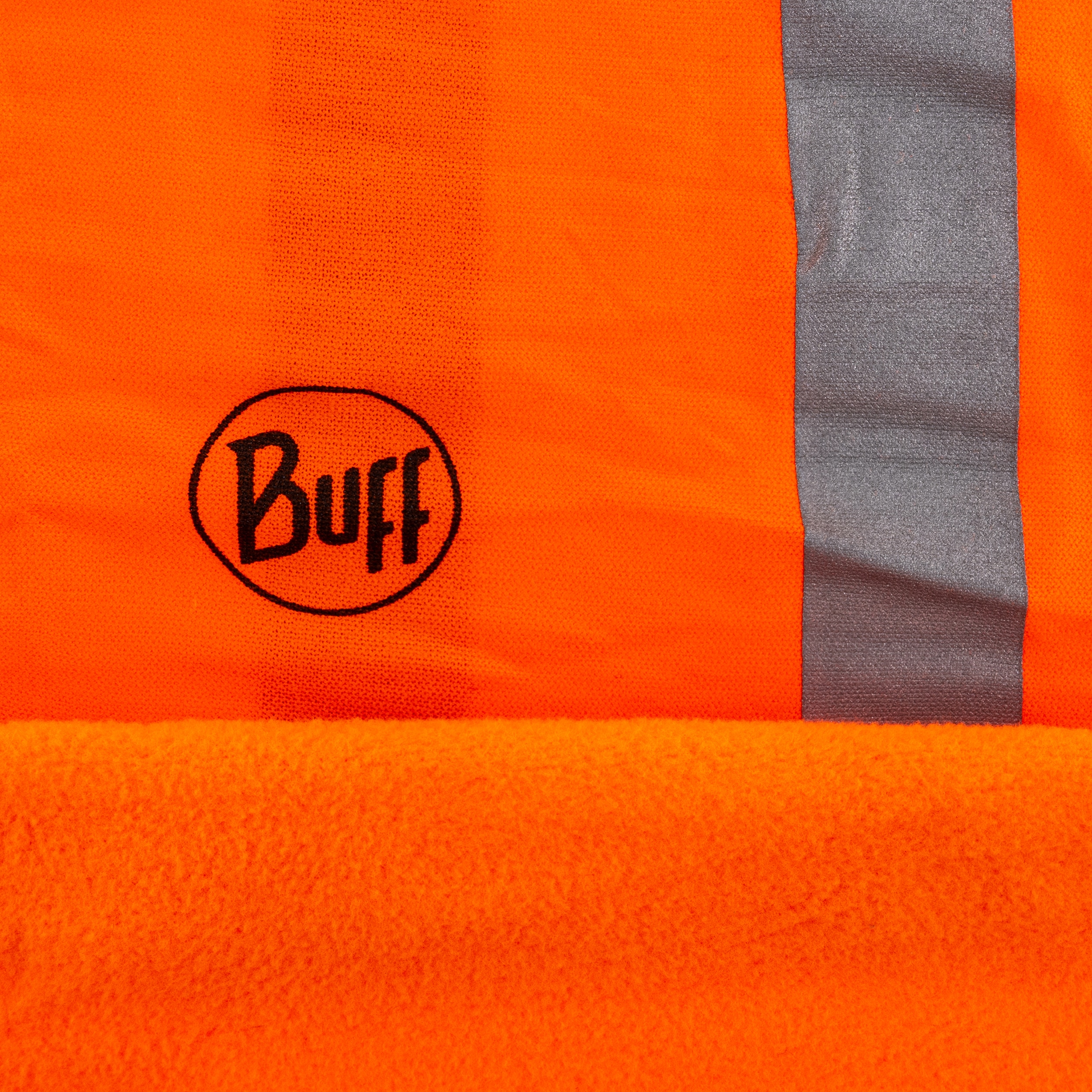 Eșarfă de protecție Buff Safety Polar Neckwear - Reflective Orange Fluor