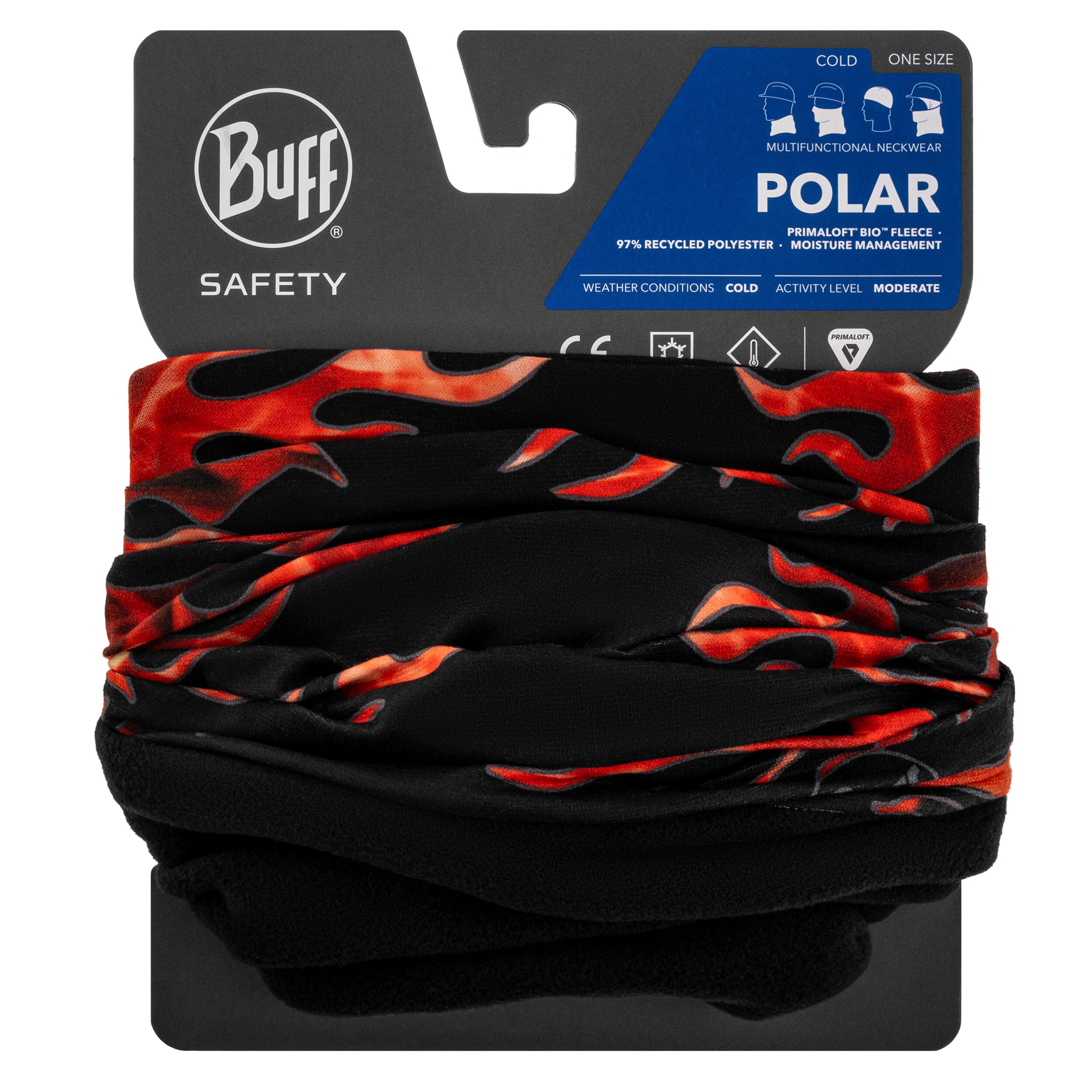 Eșarfă de protecție Buff Safety Polar Neckwear - Galvanic Multi