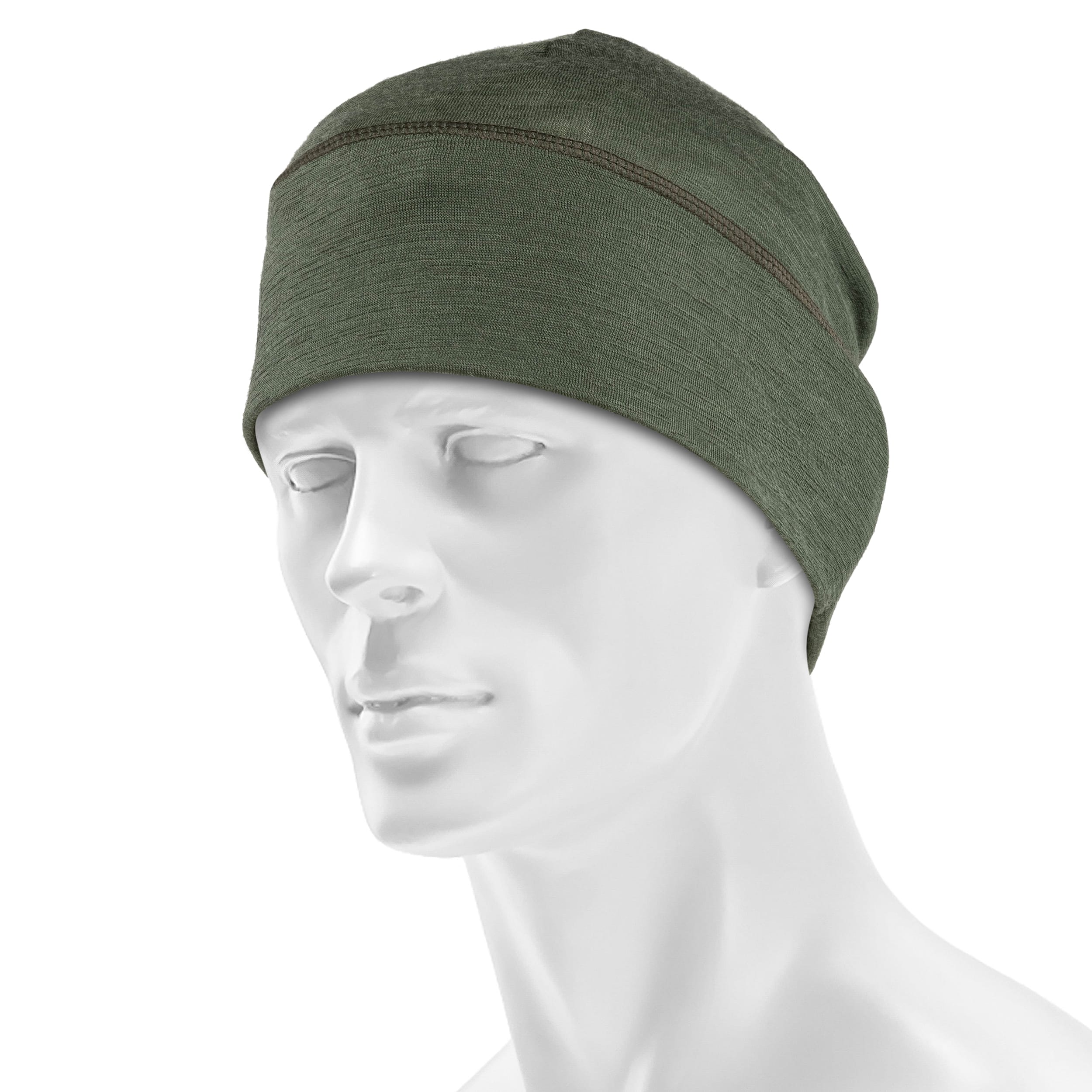Căciulă Buff Safety Merino Wool 1 Layer Solid - Cedar