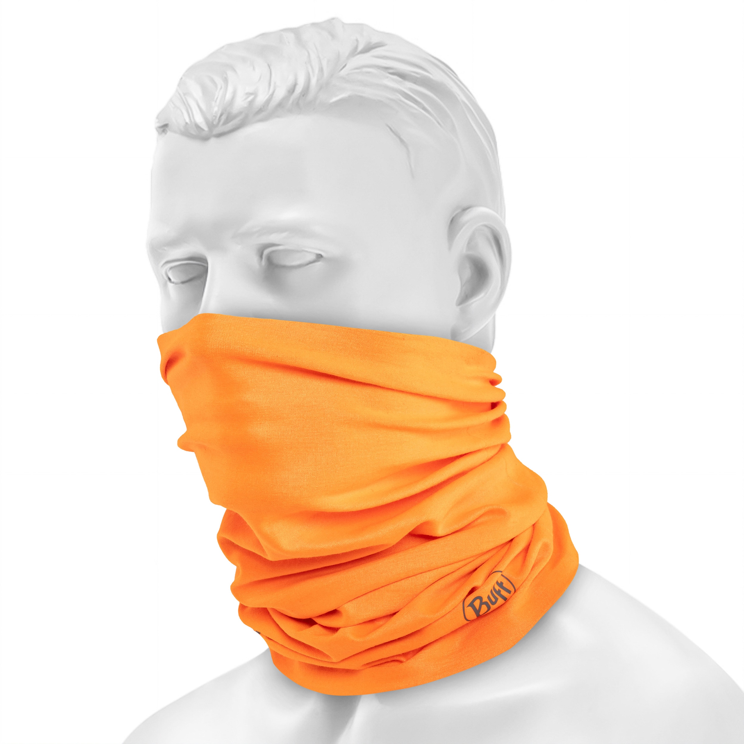 Eșarfă de protecție Buff Safety Thermonet Neckwear - Solid Orange Fluor
