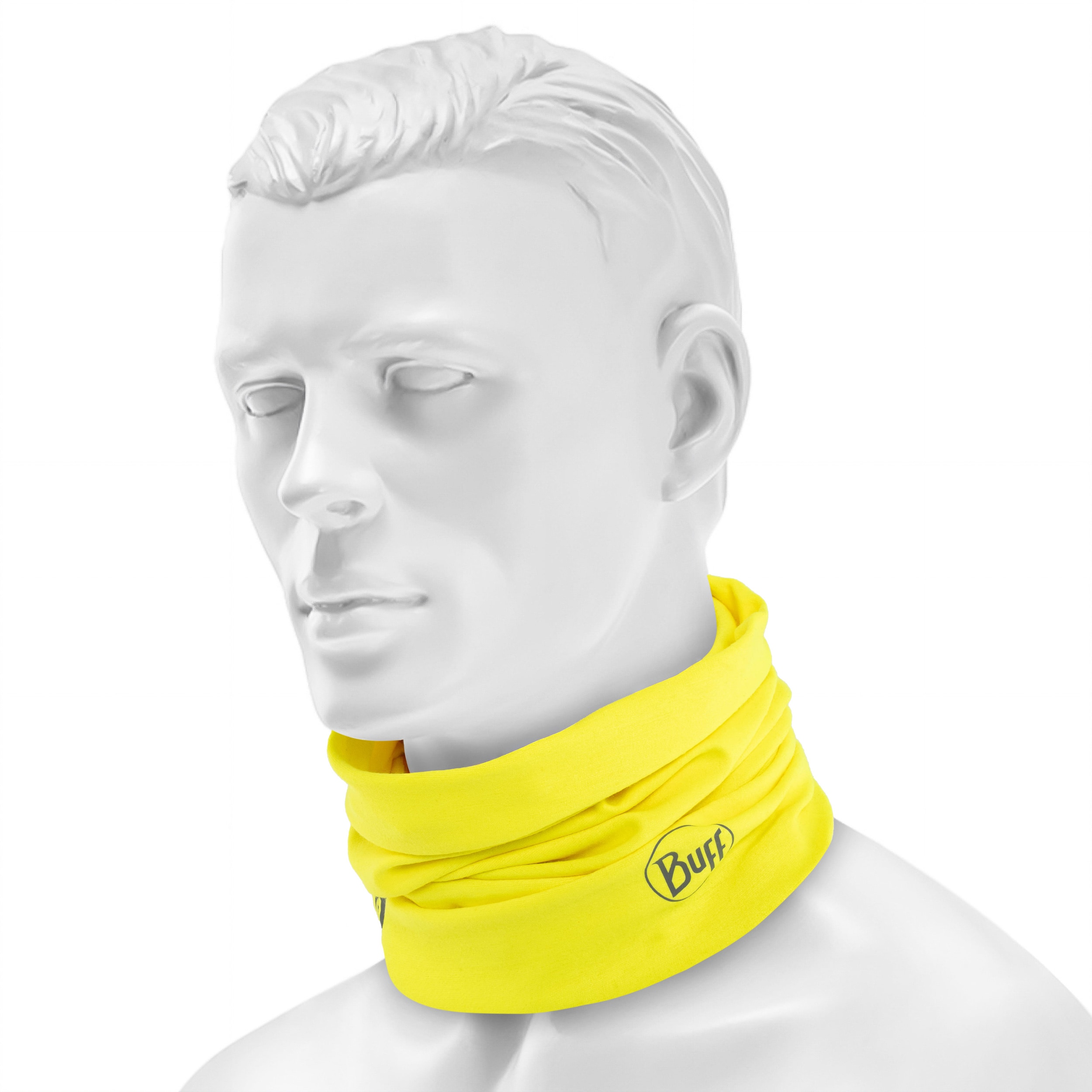 Eșarfă de protecție Buff Safety Thermonet Neckwear - Solid Yellow Fluor