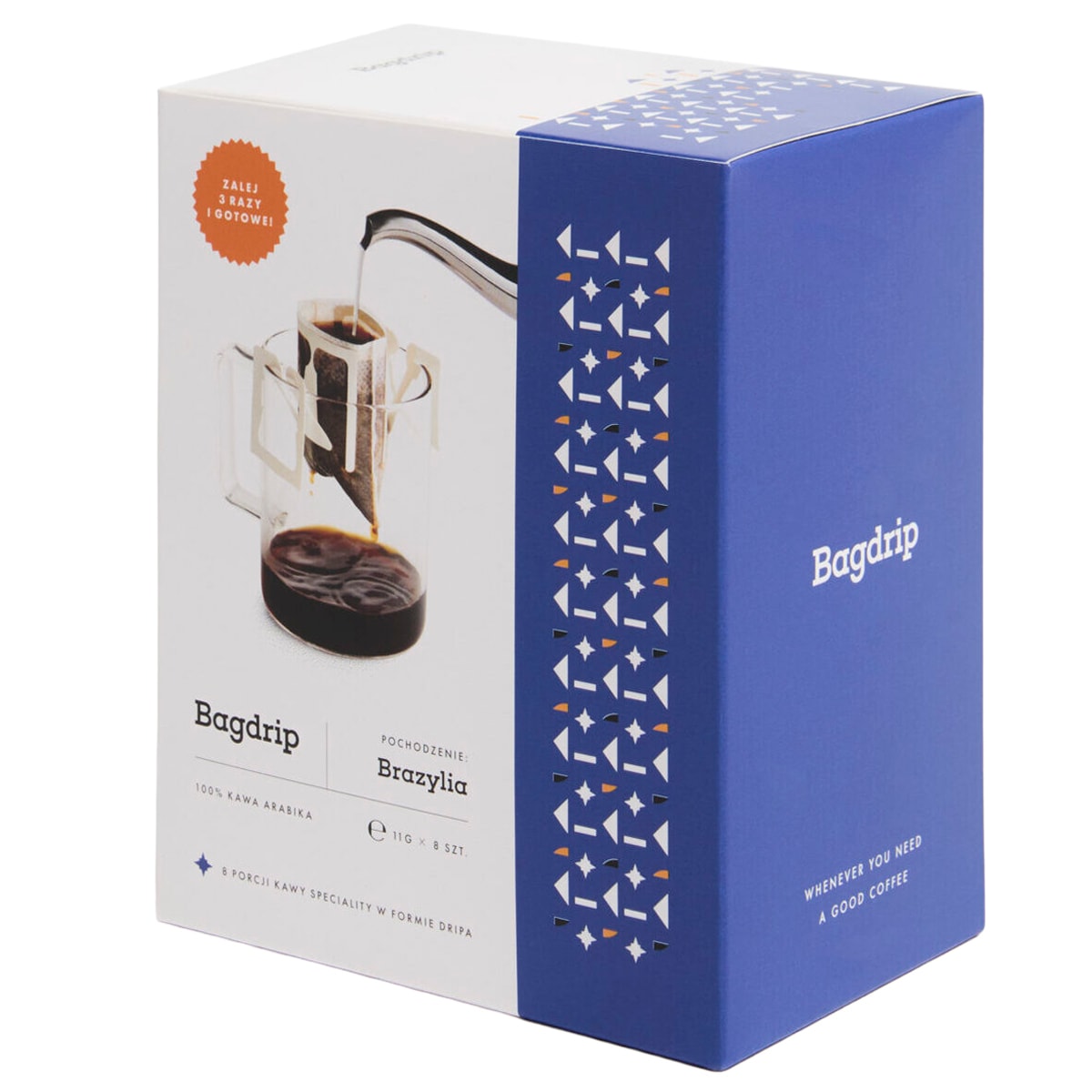 Cafea măcinată Bagdrip Brazylia - 8 pliculețe 11 g
