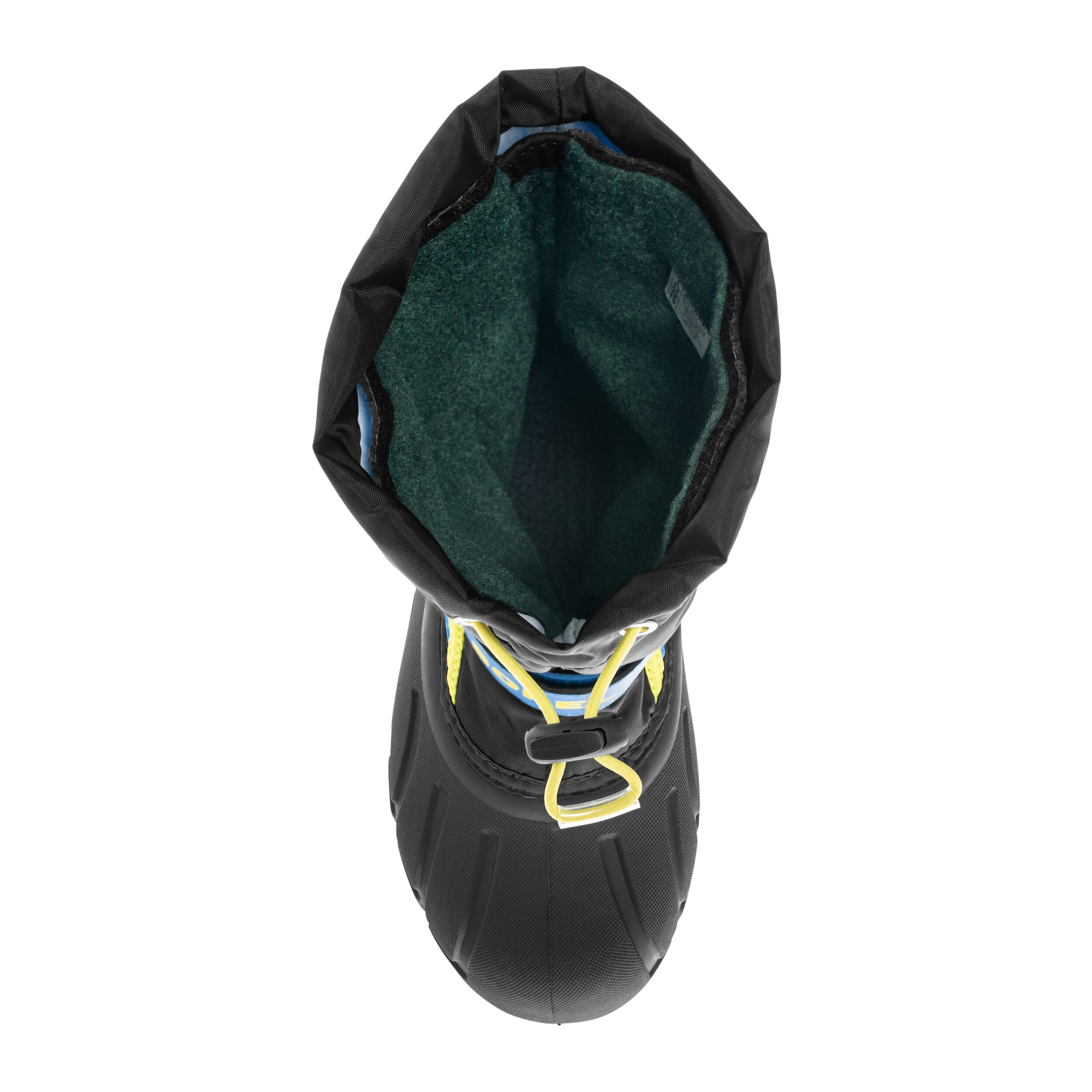 Încălțăminte de zăpadă pentru copii Sorel Flurry Print Youth Boot - Black/Super Blue