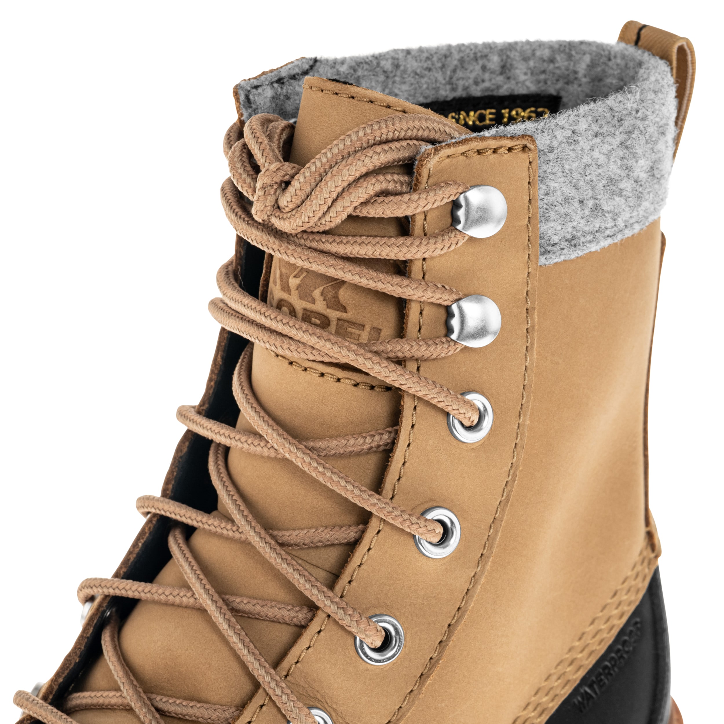 Încălțăminte Sorel Slabtown 62 Caribou WP - Caribou Buff/Black